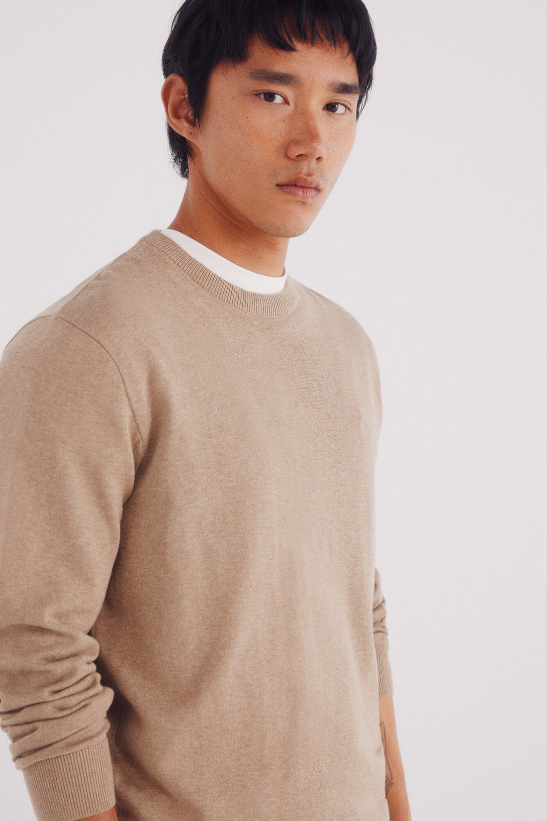 Springfield_Beige/Camel_Basic Jumper_0062732_52_02