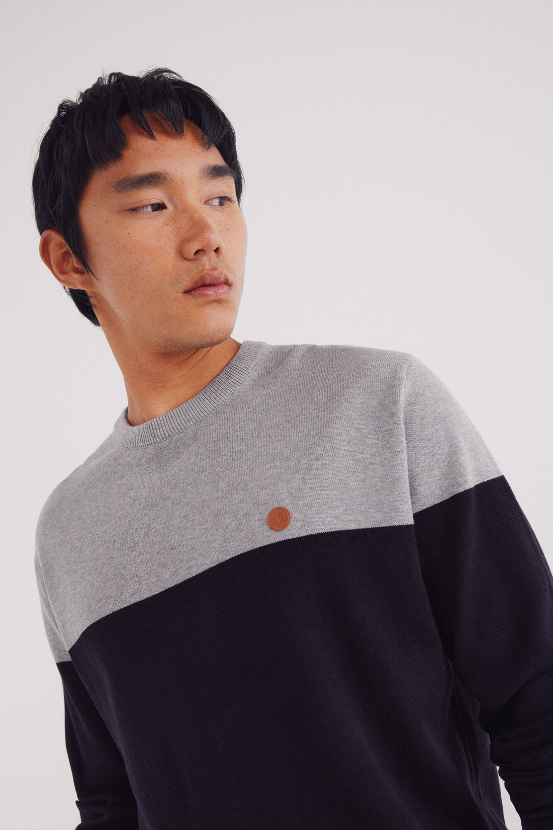 Springfield_Navy_Basic Color Block Jumper_0062734_10_02