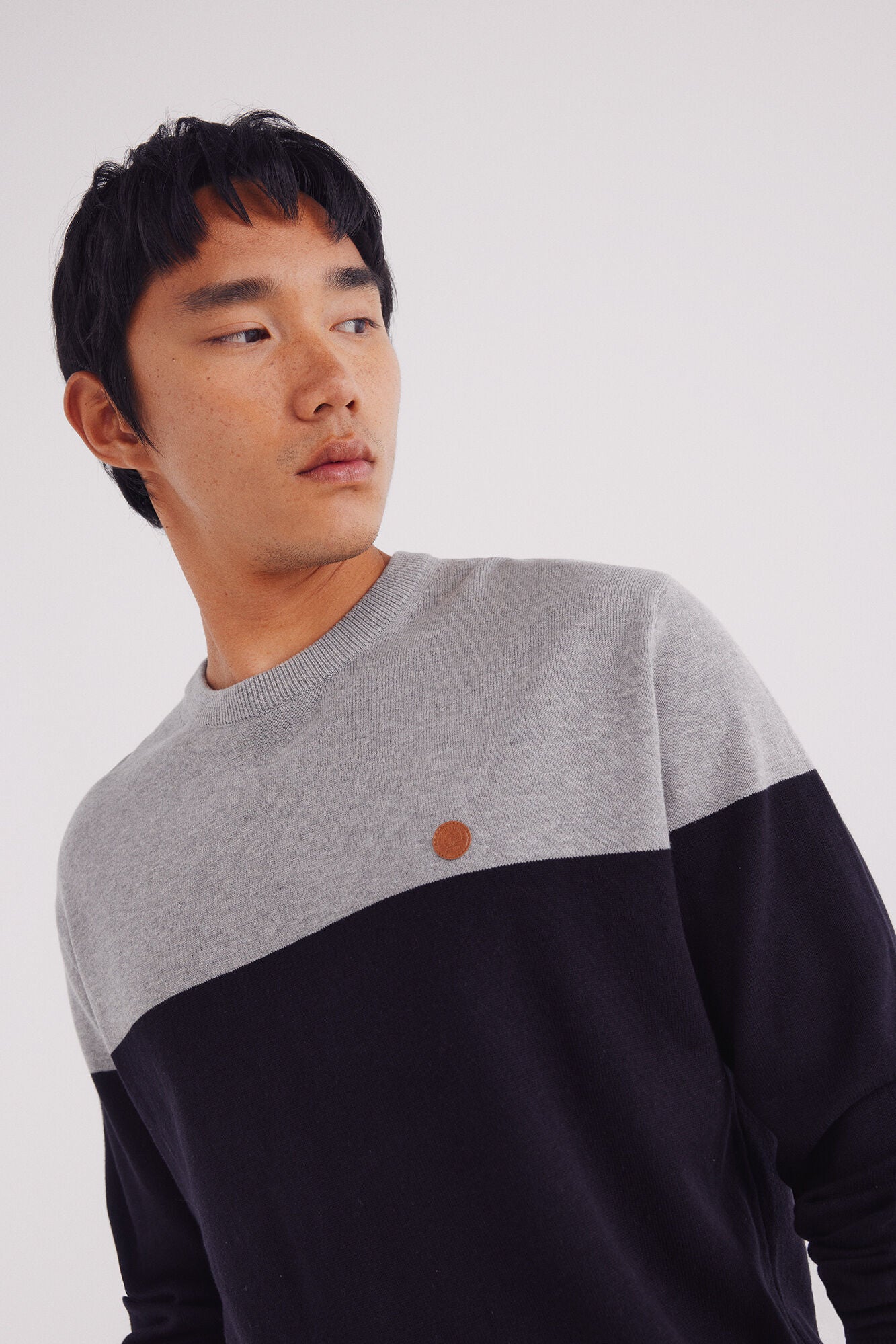 Springfield_Navy_Basic Color Block Jumper_0062734_10_02