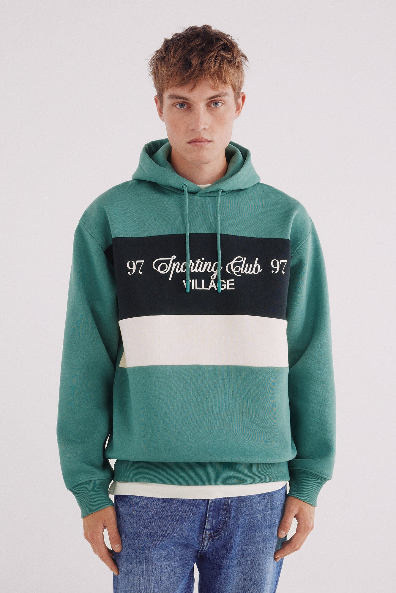 Springfield_Green_Fighter Cut Hood Sweatshirt_0092104_21_01