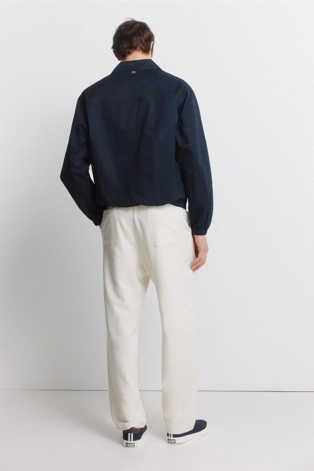 Springfield White Men Straight Jogger Trousers SKU: 0093188_97 Image 06