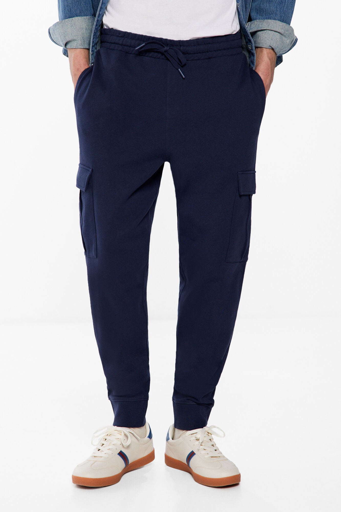 Blue Cargo Style Sweatpants_0097354_11_02