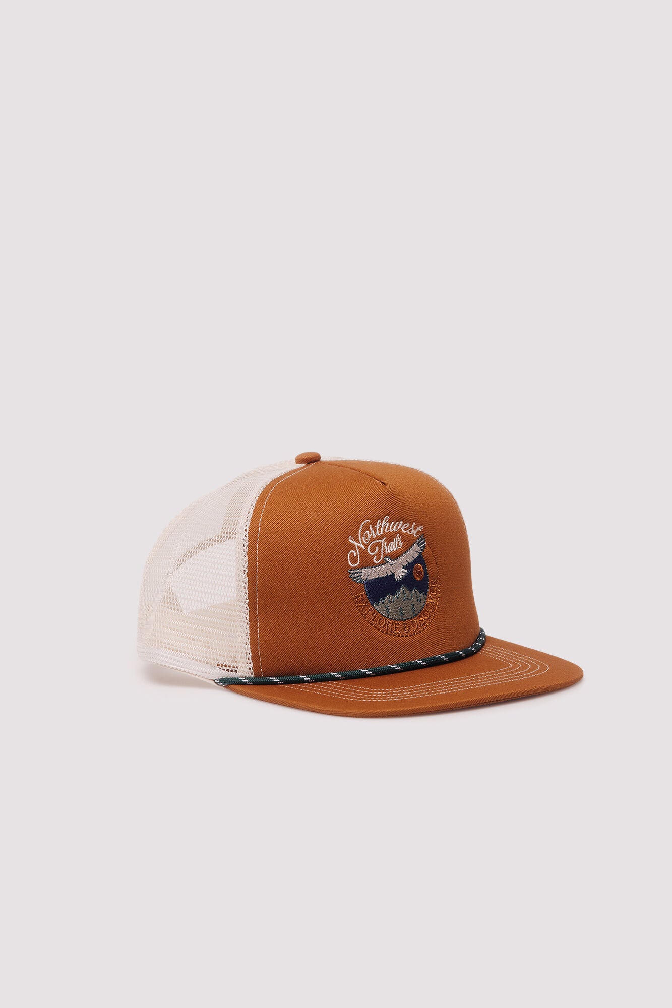 Springfield_Orange_Embroidered Flat Visor Cap_0122829_66_03