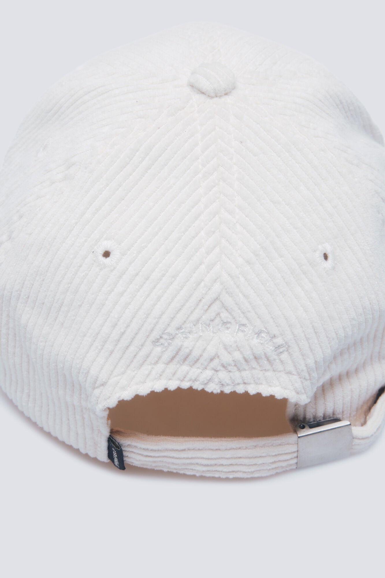Springfield_White Print_Beige Corduroy Baseball Cap_0122839_97_05