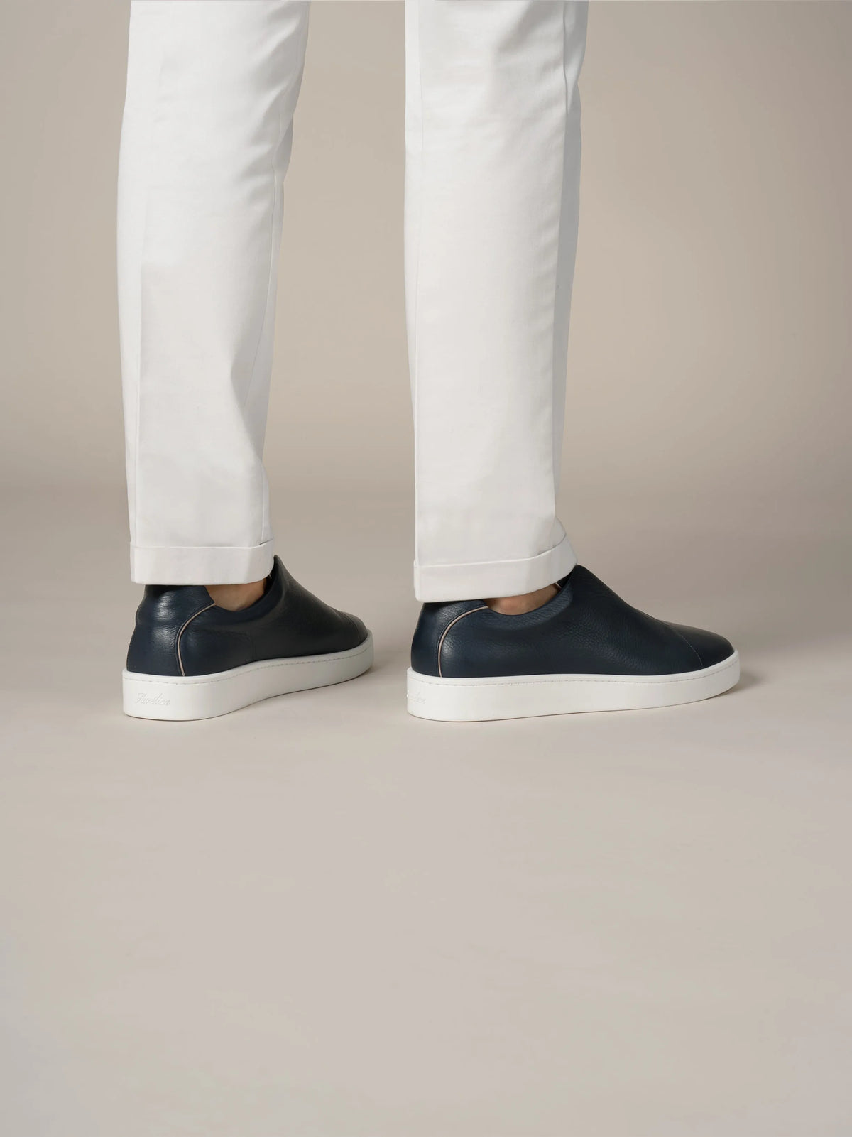 Aurelien Dark Navy Men Dark Navy Grain AUR3 Sneaker SKU: 02-025-13-05-01-0002_411 Image 06