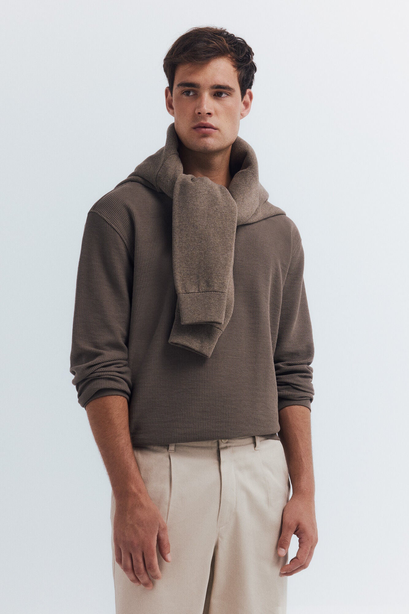 Springfield_Tan_Long Sleeve Waffle T-Shirt_0222059_35_01