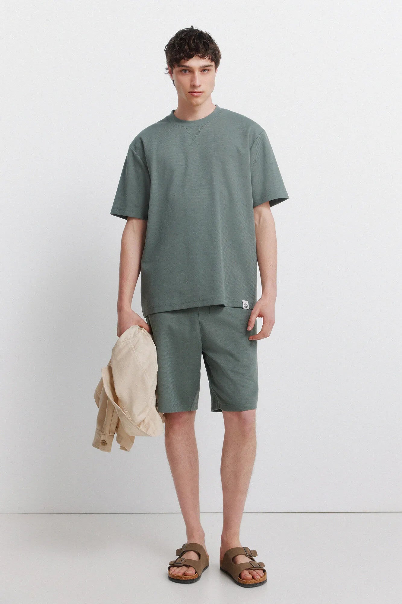 Springfield 0 Men Waffle Bermuda Shorts SKU: 0223740_23 Image 01