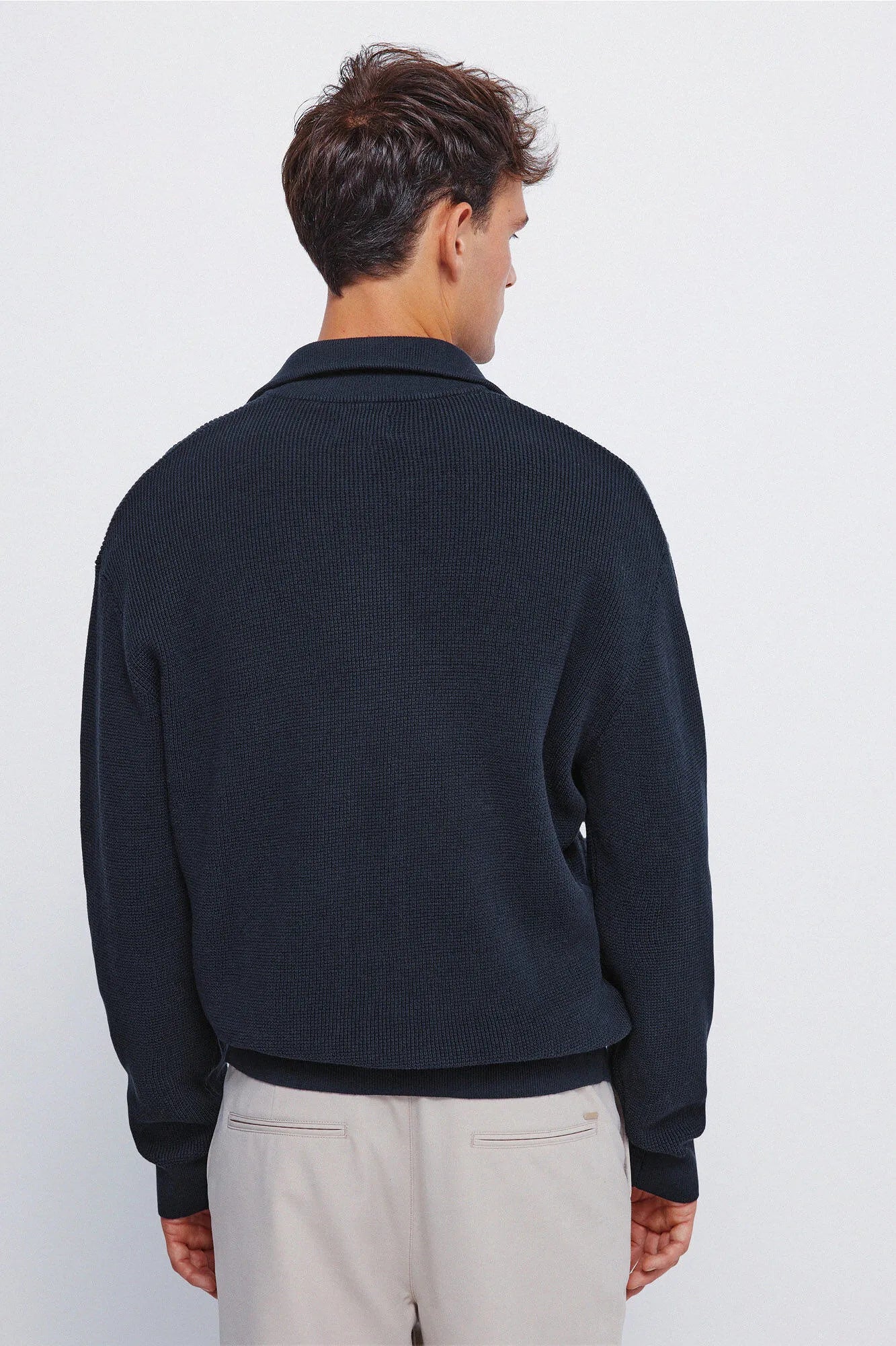 Springfield_Dark Blue_Zip Fastening Cardigan Cardigan_0232610_11_05