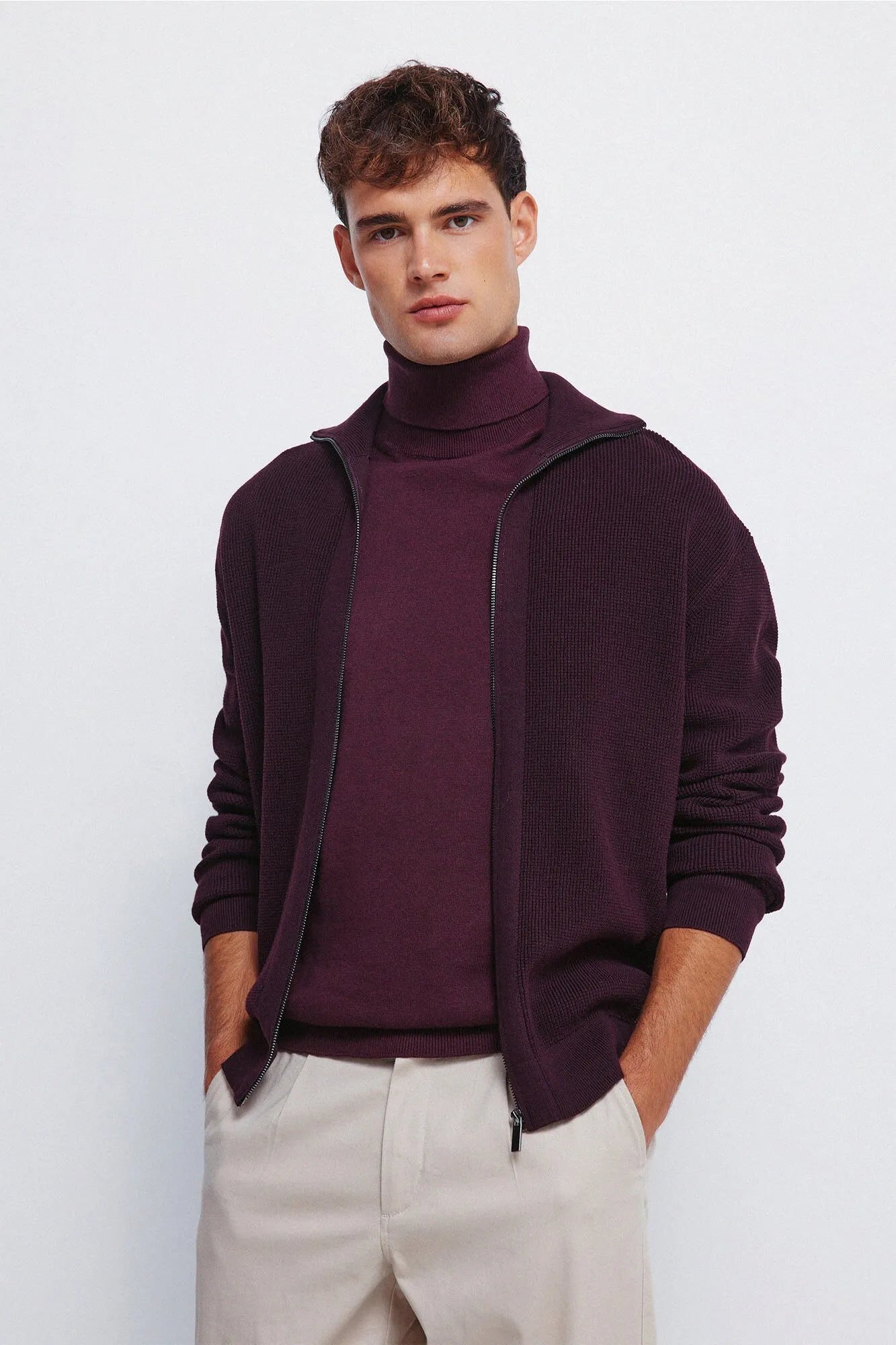 Springfield_Orange_Zip Fastening Cardigan Cardigan_0232610_67_01