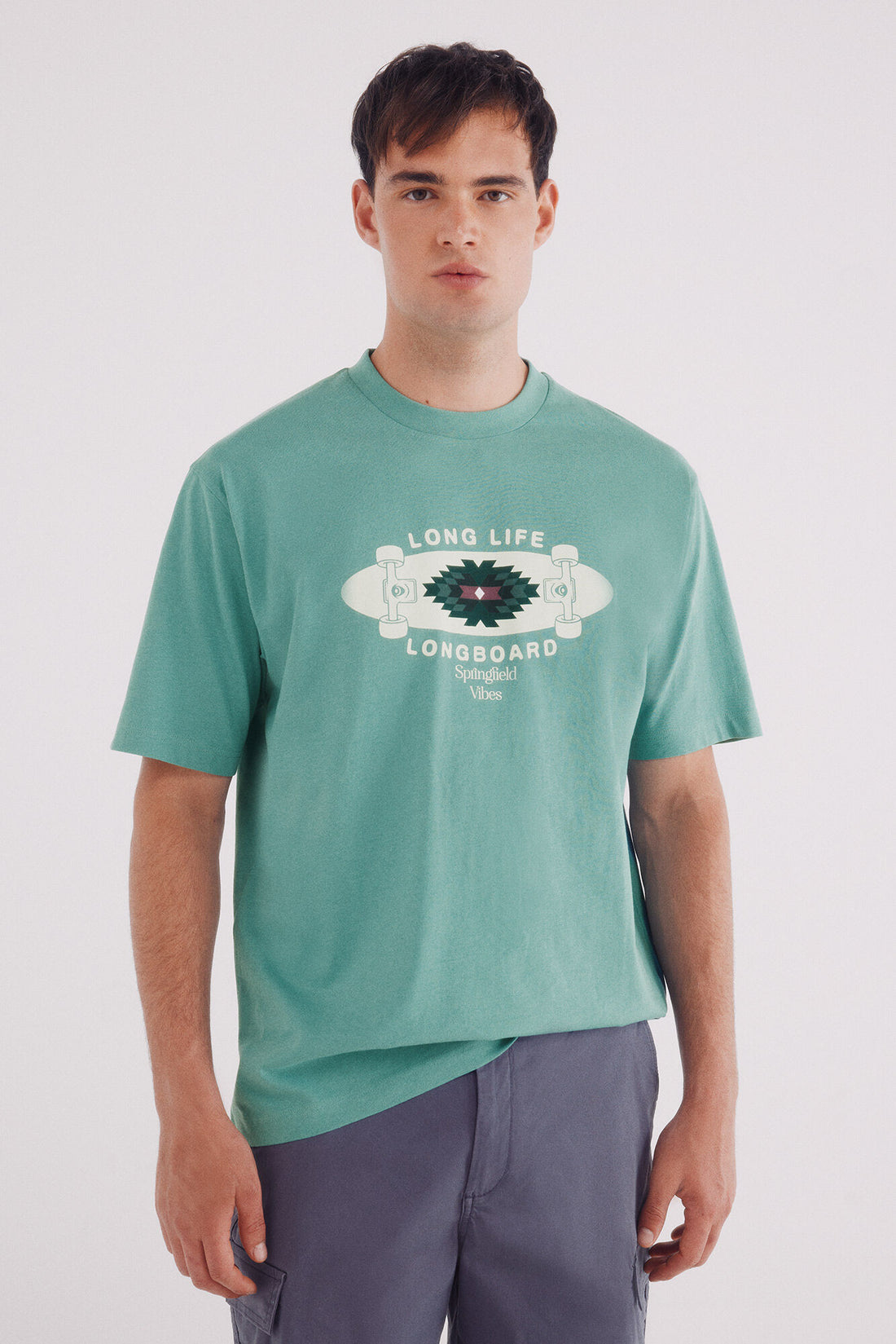 Springfield_Green_Longboard T-Shirt_0242446_27_01