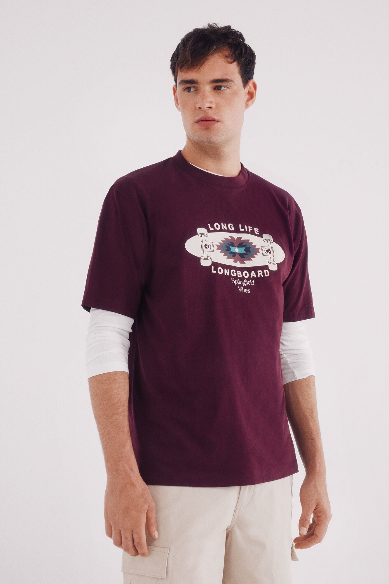 Springfield_Red_Longboard T-Shirt_0242446_69_01