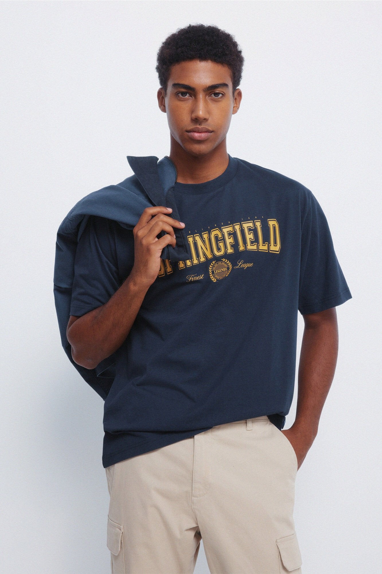 Springfield_Dark Blue_Springfield Track & Field T-Shirt_0242452_11_01