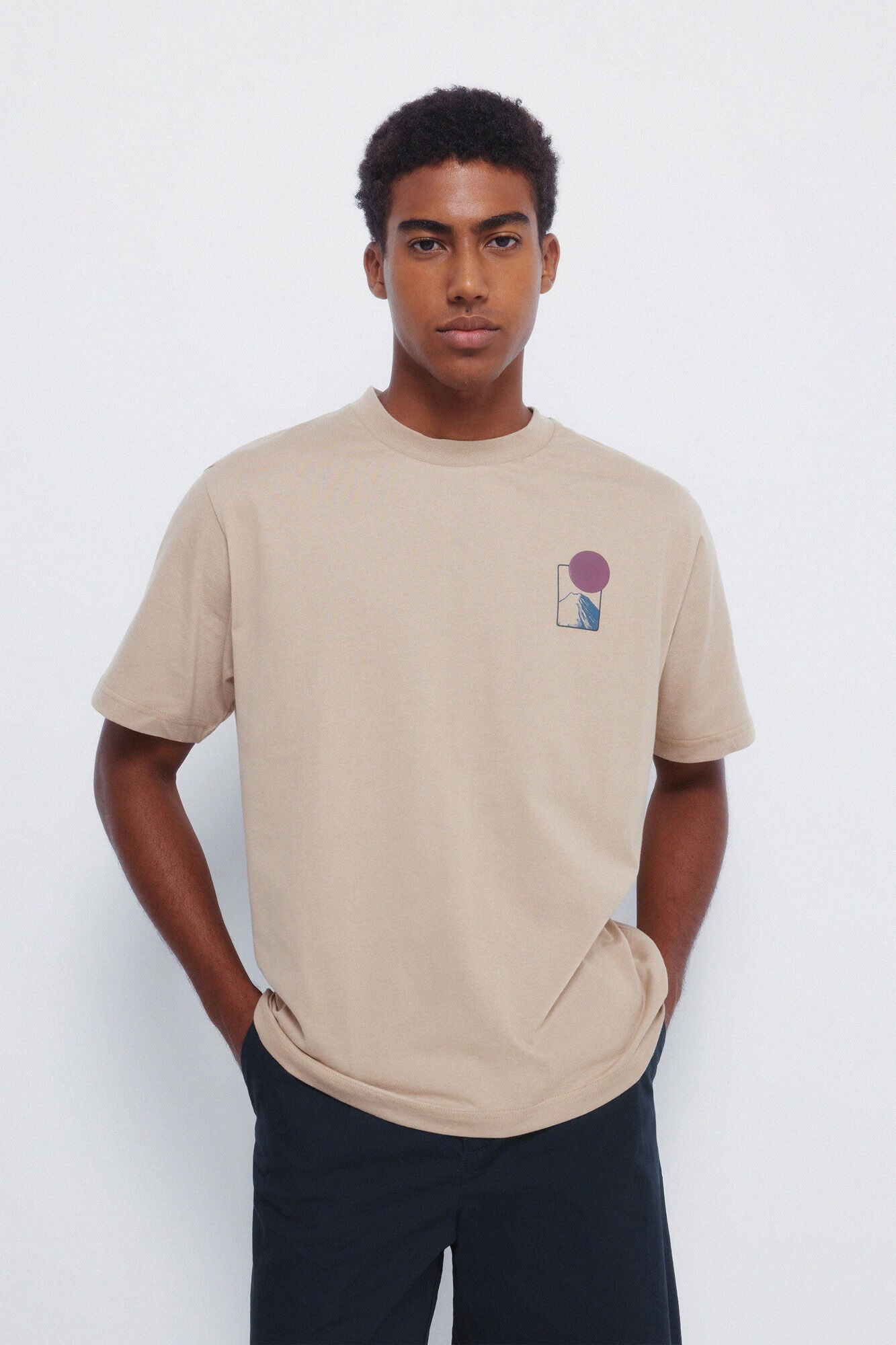 Springfield_Beige_Mount Fuji T-Shirt_0262914_51_03