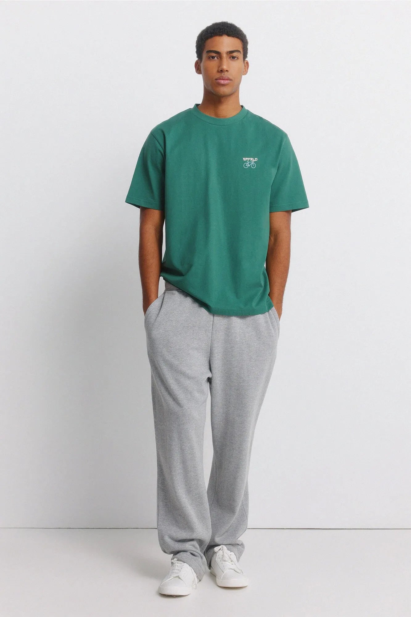 Springfield Green Men Studio T-Shirt Springfield SKU: 0263443_24 Image 03