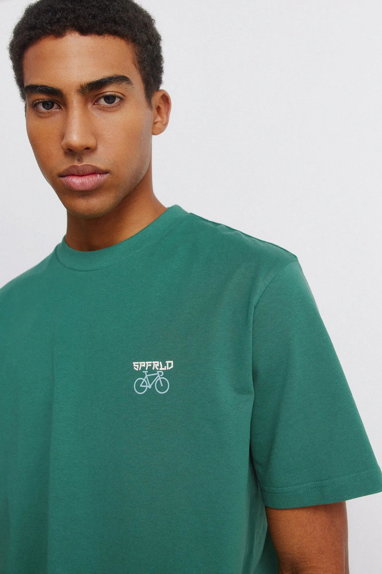 Springfield Green Men Studio T-Shirt Springfield SKU: 0263443_24 Image 04