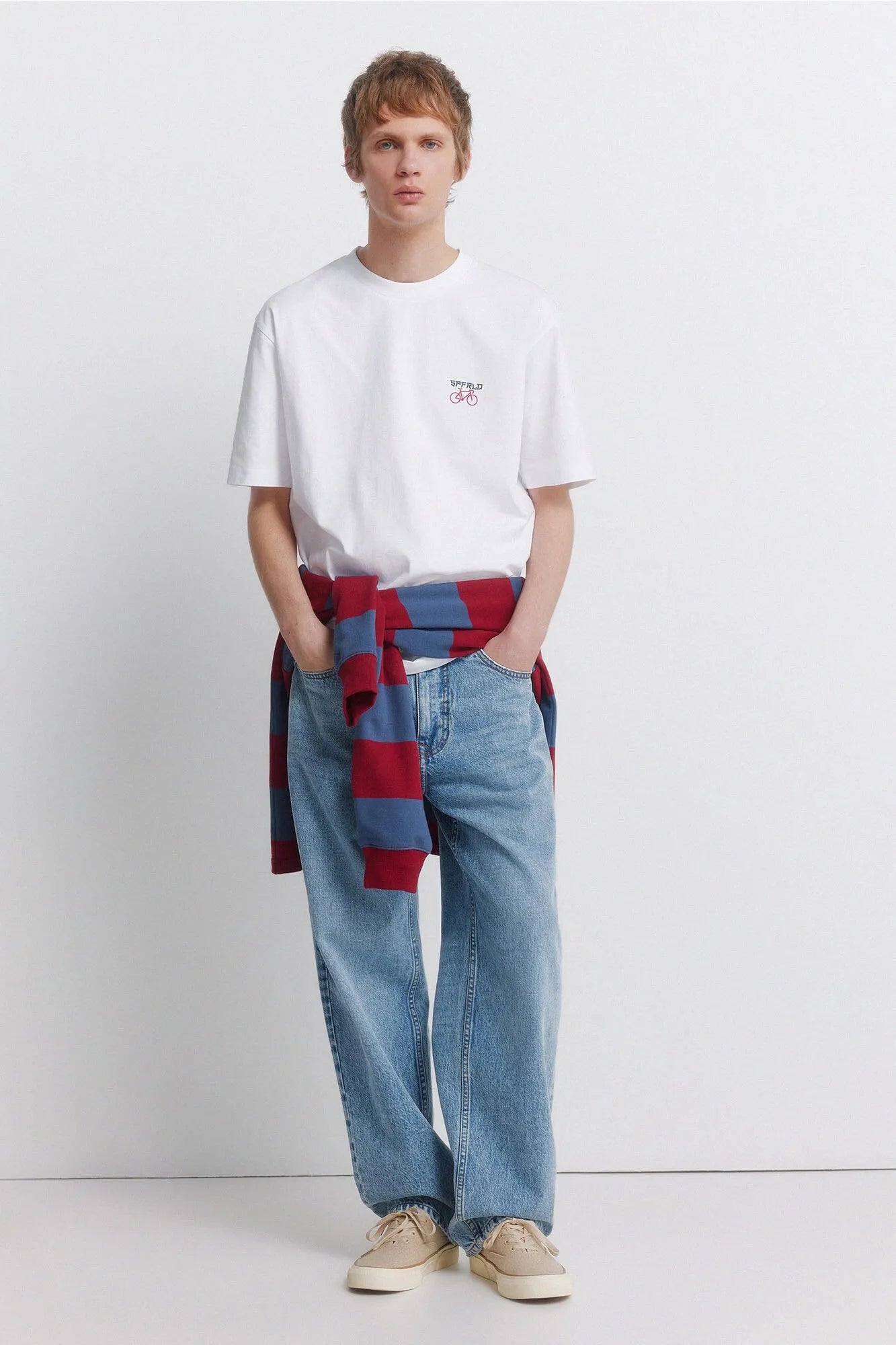 Springfield White Men Studio T-Shirt Springfield SKU: 0263443_99 Image 03