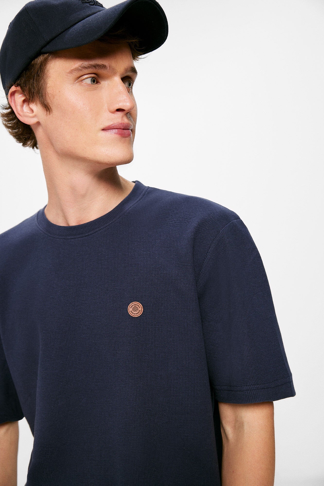 Plain Crew Neck T Shirt_0267501_11_04