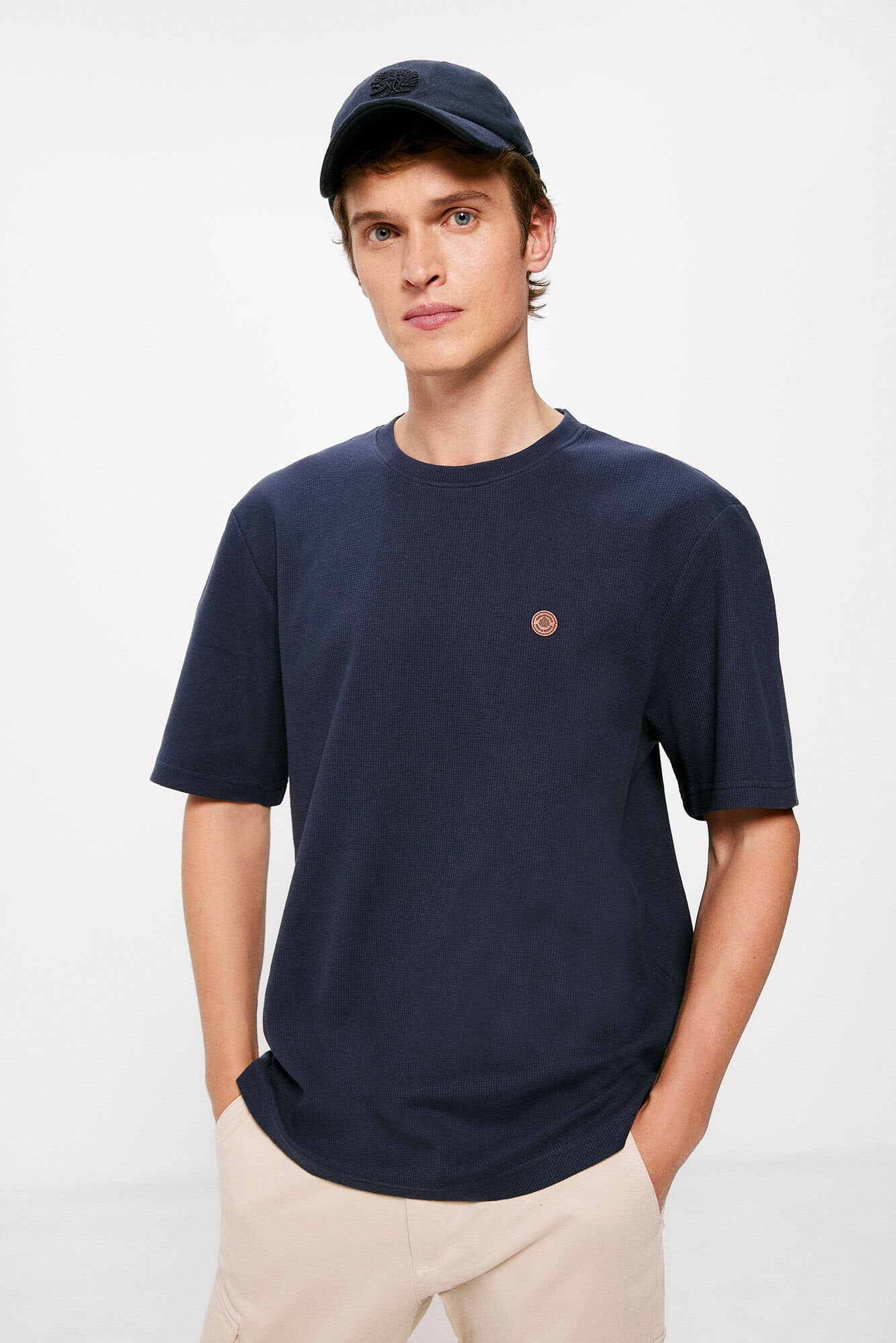 Plain Crew Neck T Shirt_0267501_11_06