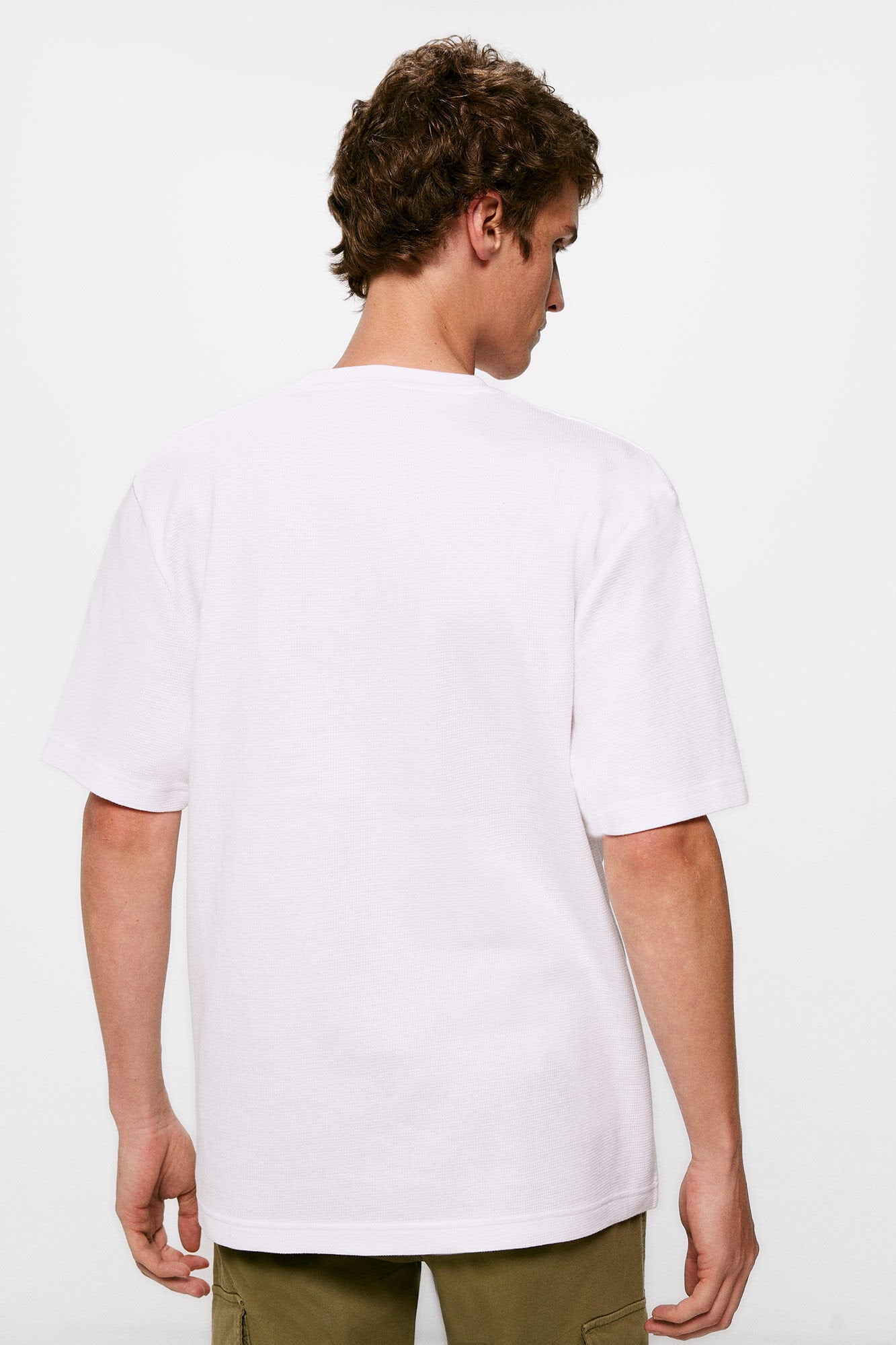 Plain Crew Neck T Shirt_0267501_99_03