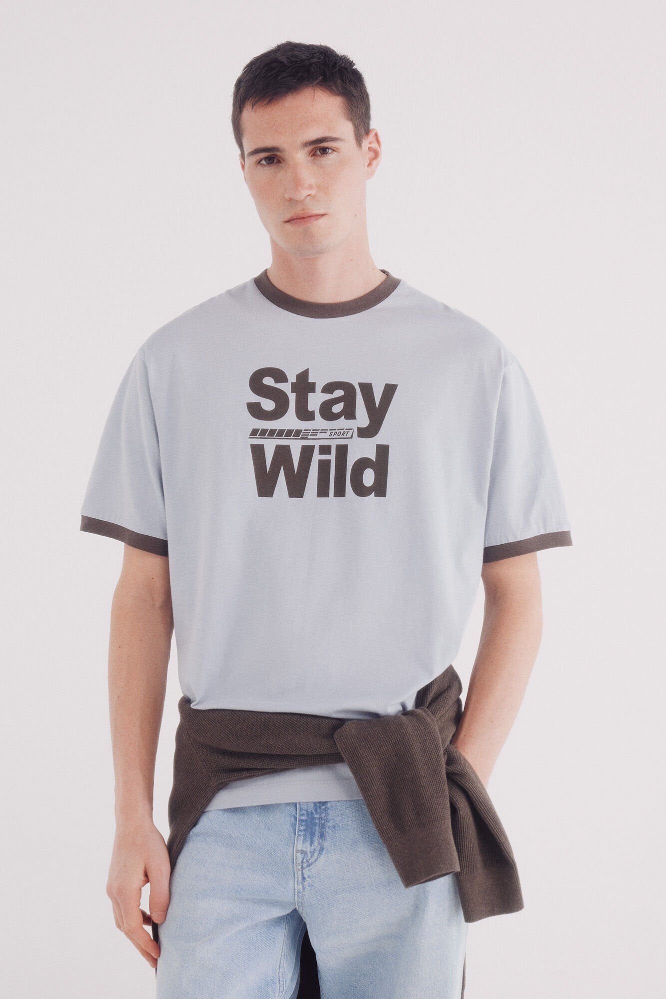 Springfield_Stay Wild Contrast T-Shirt_0269186_18_01