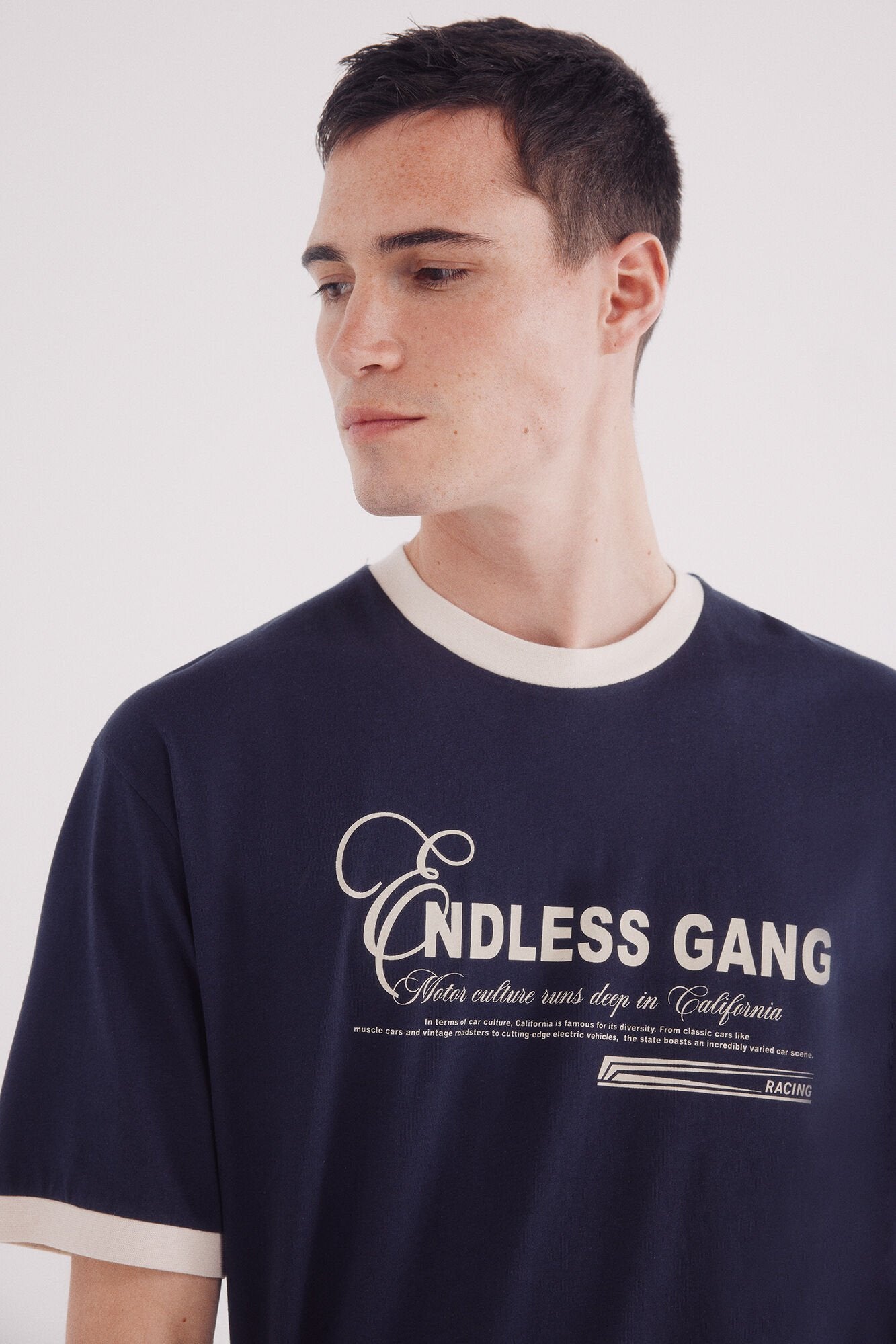 Springfield_Contrast Gang Rib T-Shirt_0269188_11_02