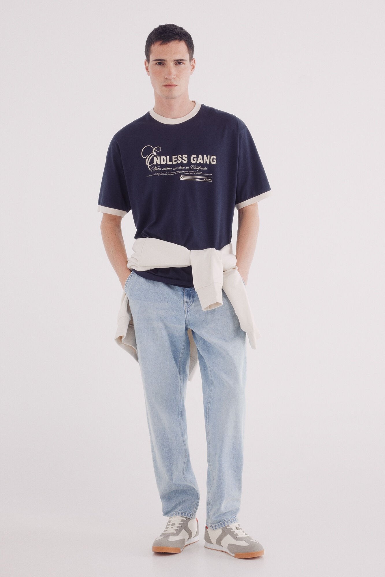 Springfield_Contrast Gang Rib T-Shirt_0269188_11_03