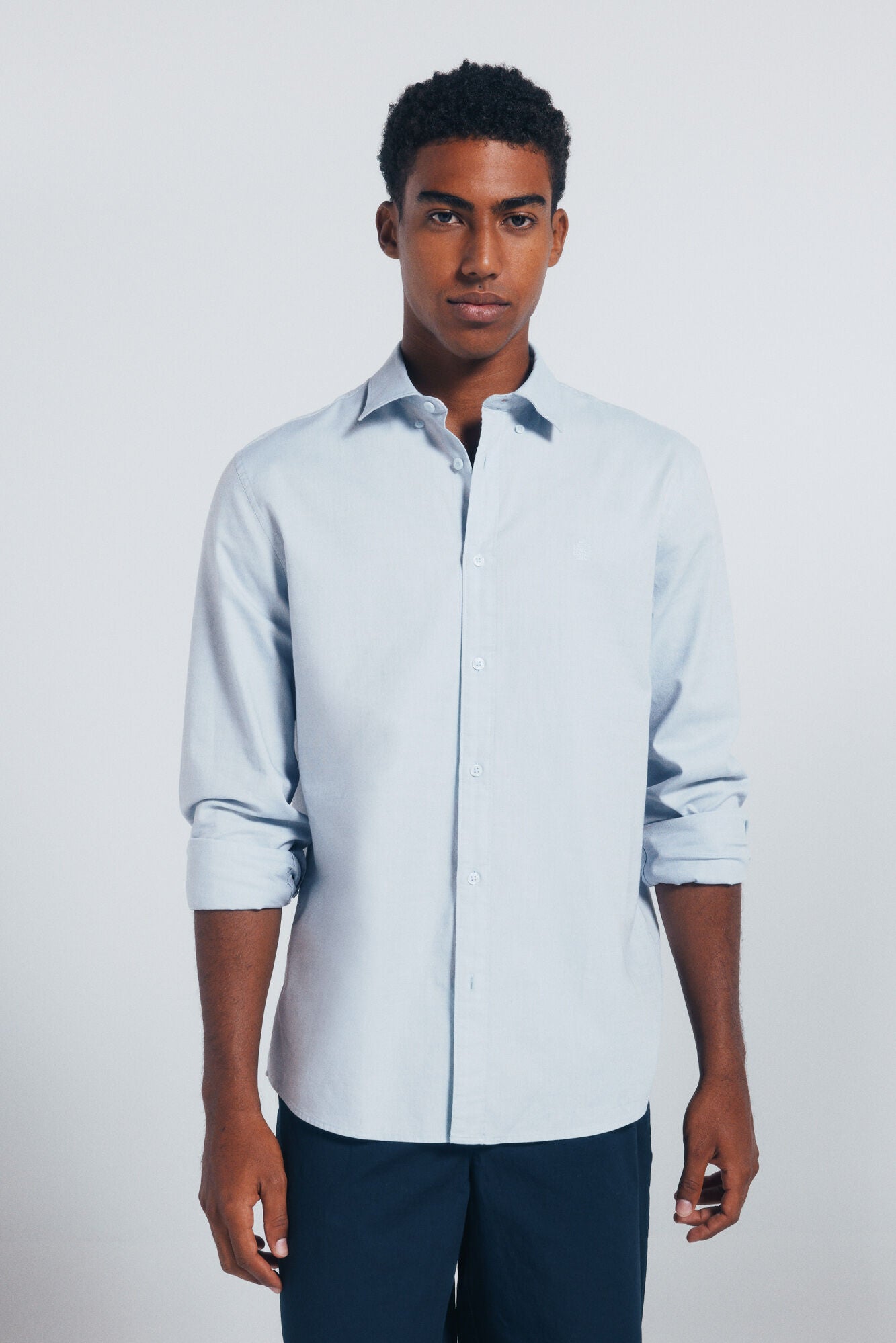 Springfield_Medium_Blue_Textured Shirt_0272776_15_01