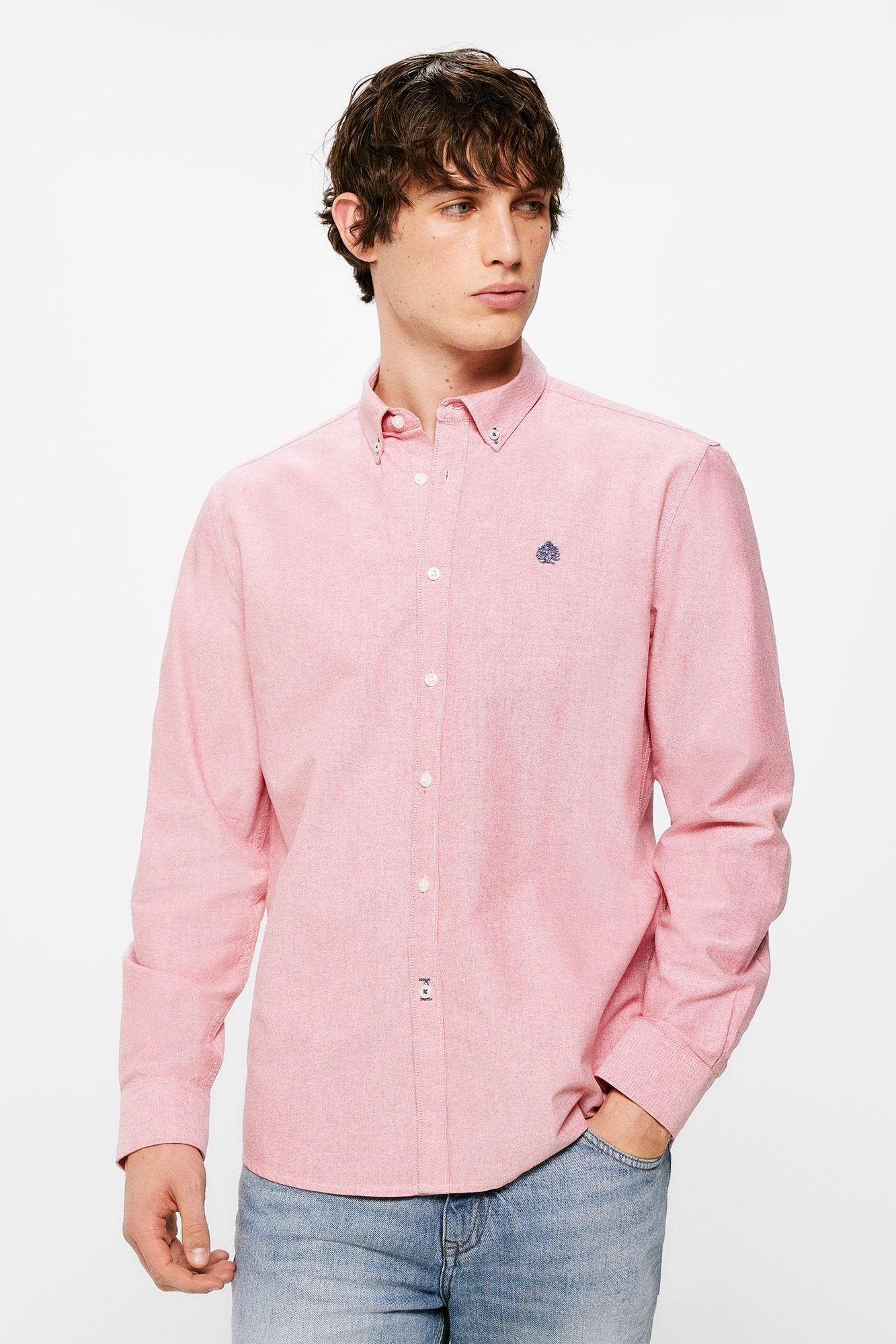 Button Down Long Sleeve Shirt_0277471_61_06