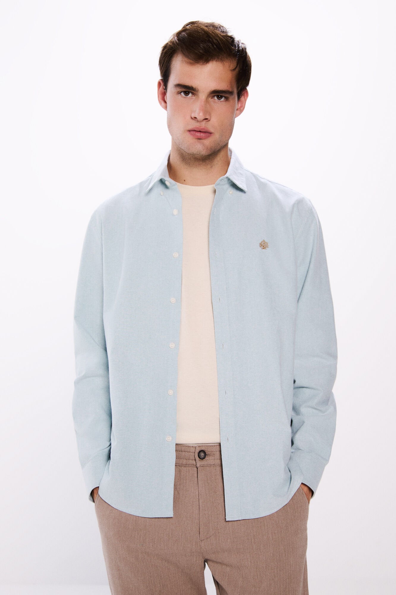 Springfield_Oxford Shirt with Elbow Patches_0279921_27_01