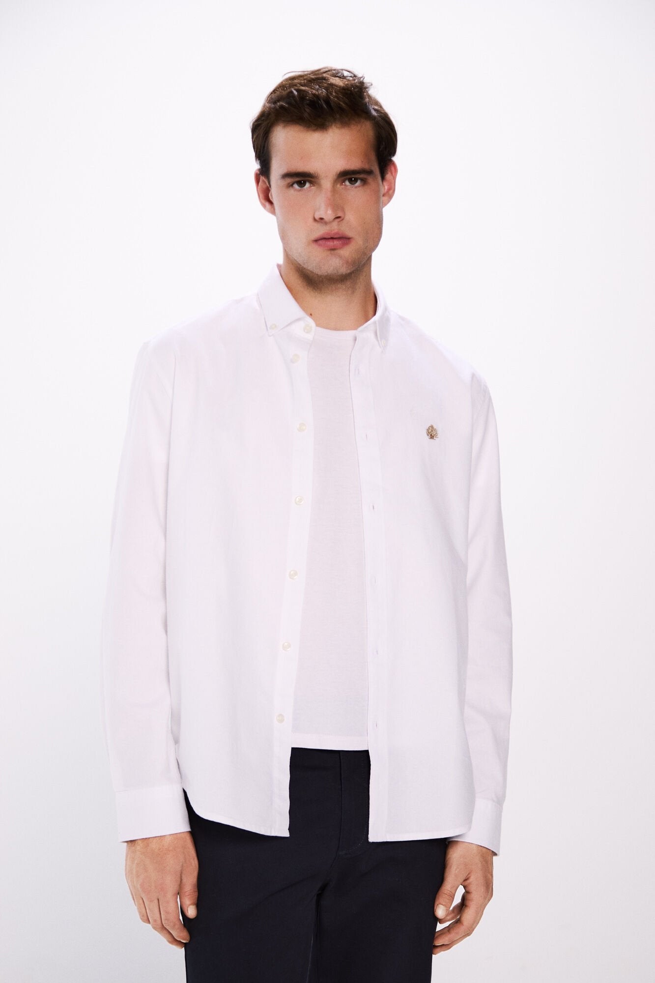 Springfield_Oxford Shirt with Elbow Patches_0279921_99_01