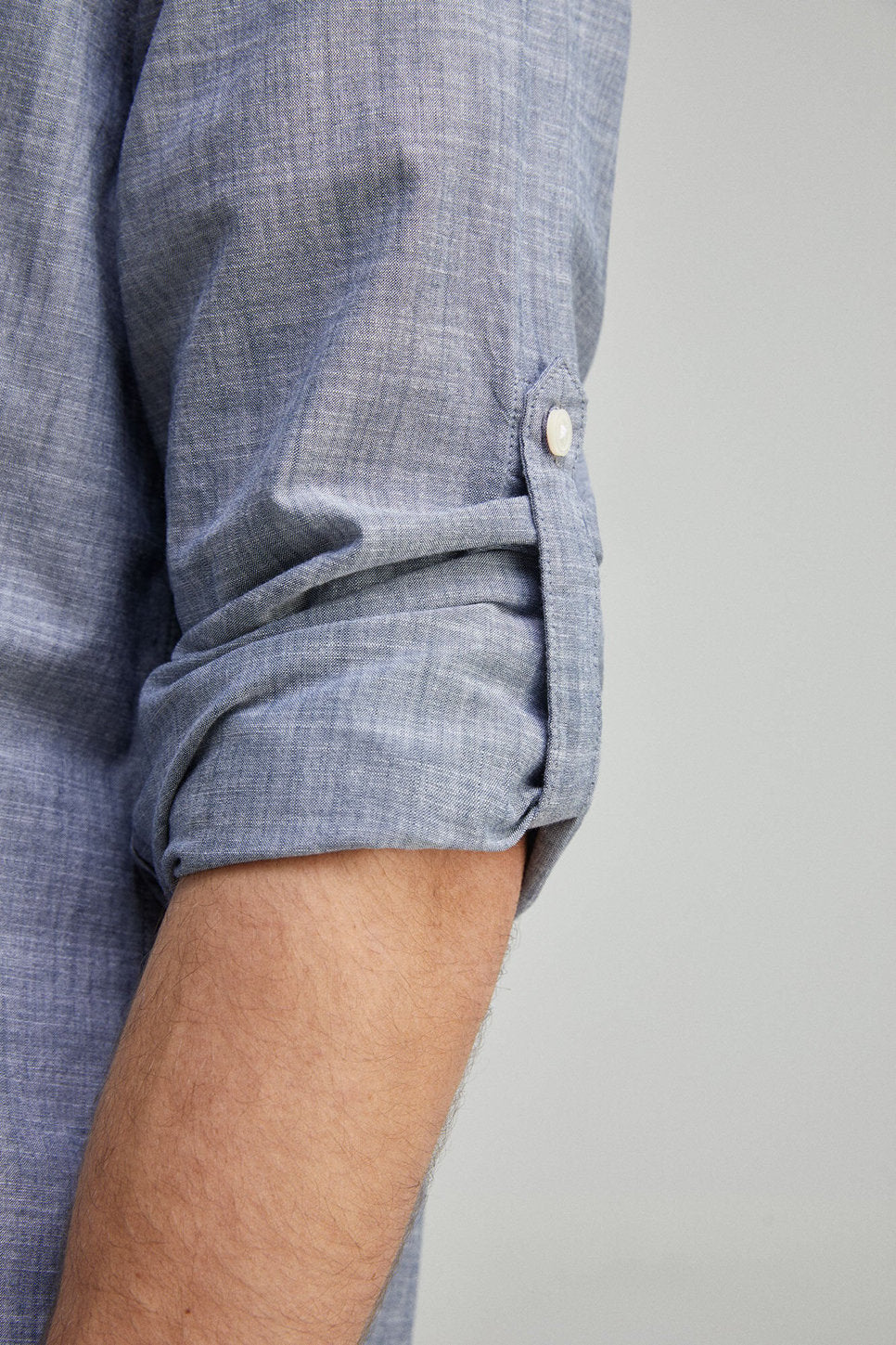 Springfield_Plain Slub Cotton Shirt_0279924_12_02