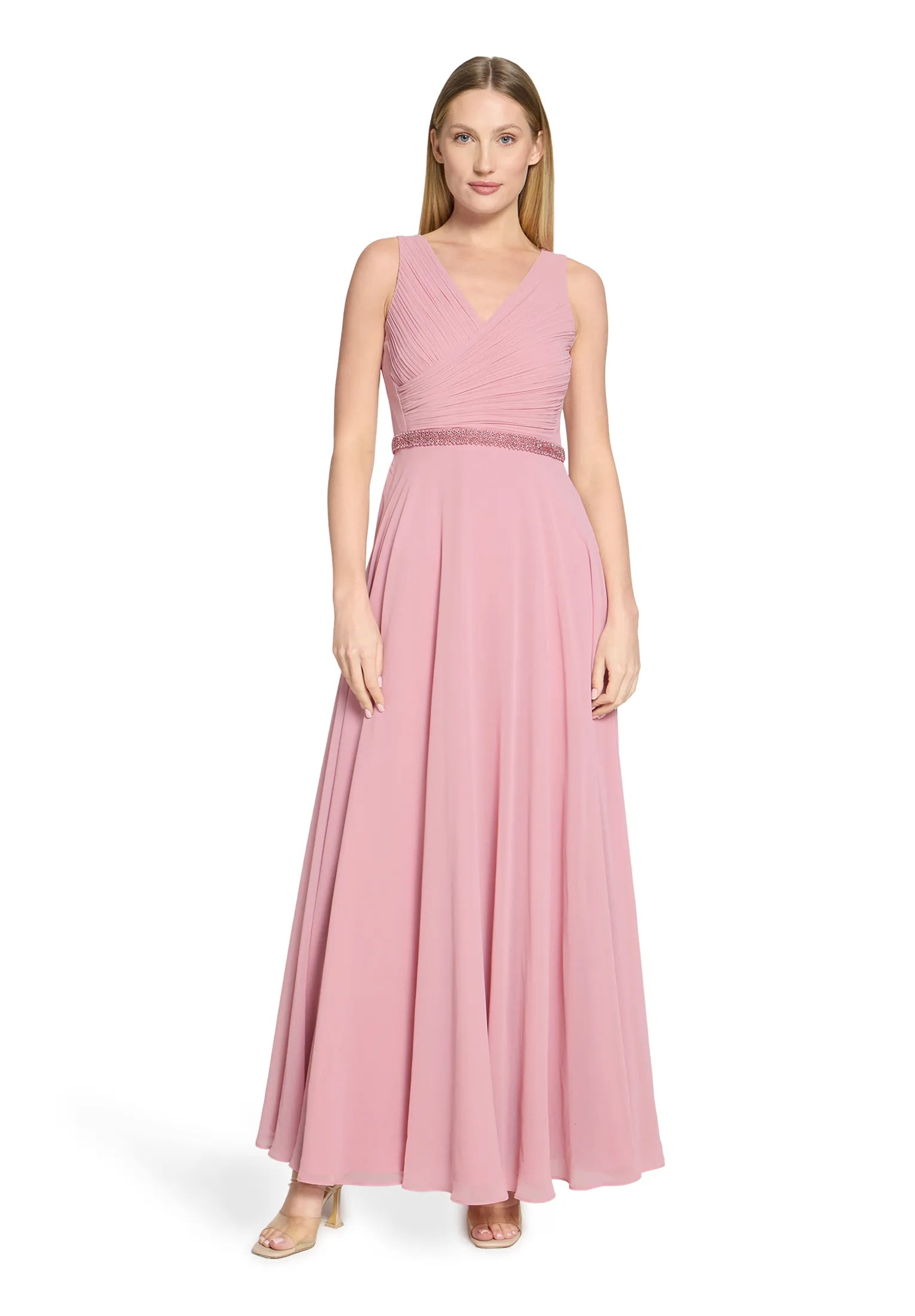 Vera Mont Vintage Blossom Women Pleated Evening Dress SKU: 0299-4825_4527 Image 01