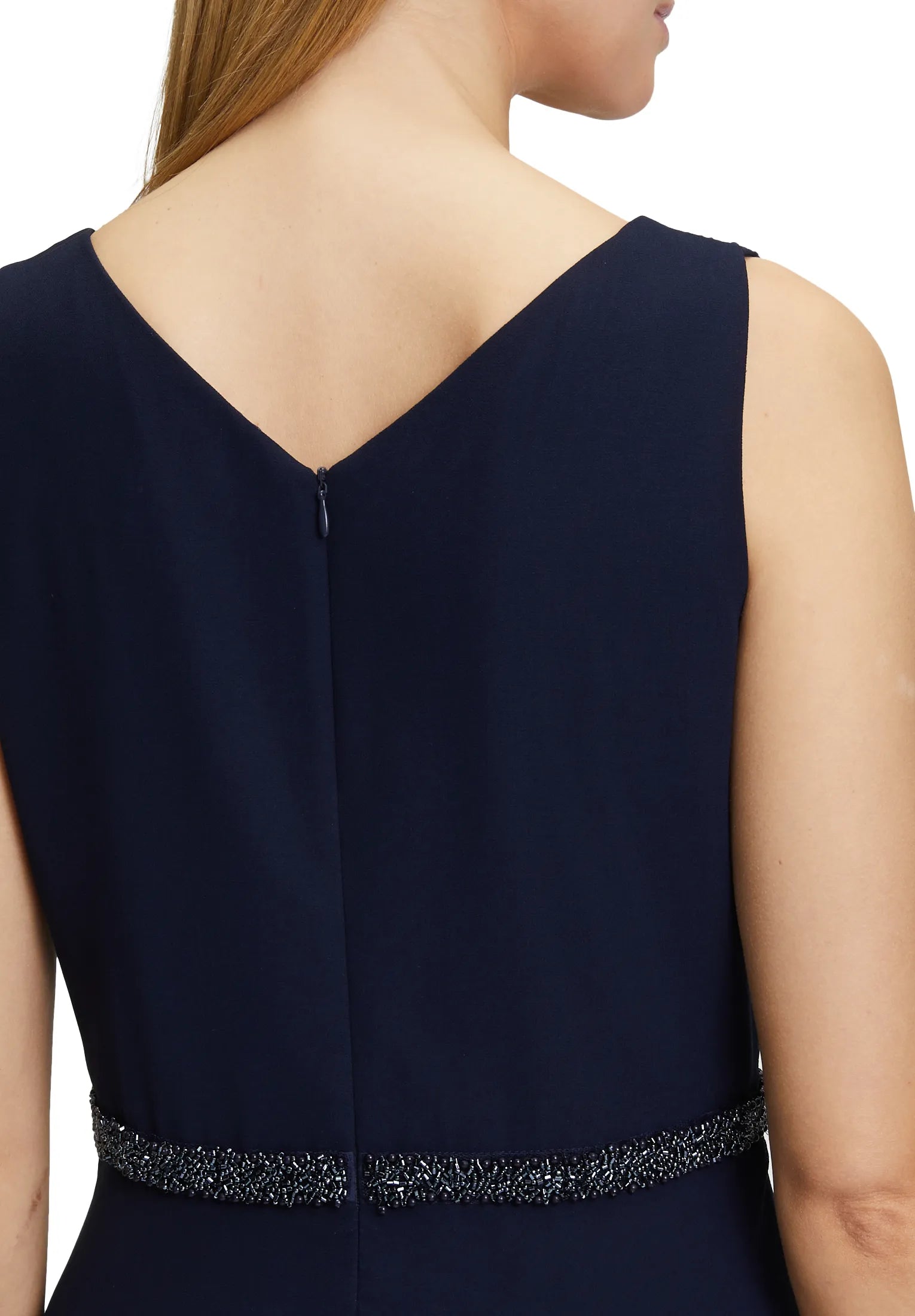 Vera Mont Night Sky Women Pleated Evening Dress SKU: 0299-4825_8541 Image 05