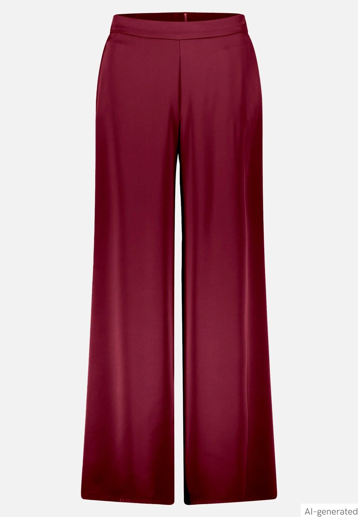 Vera Mont Deep Dahlia Women Modern Fit Trousers with Pockets SKU: 0300-4262_4715 Image 04