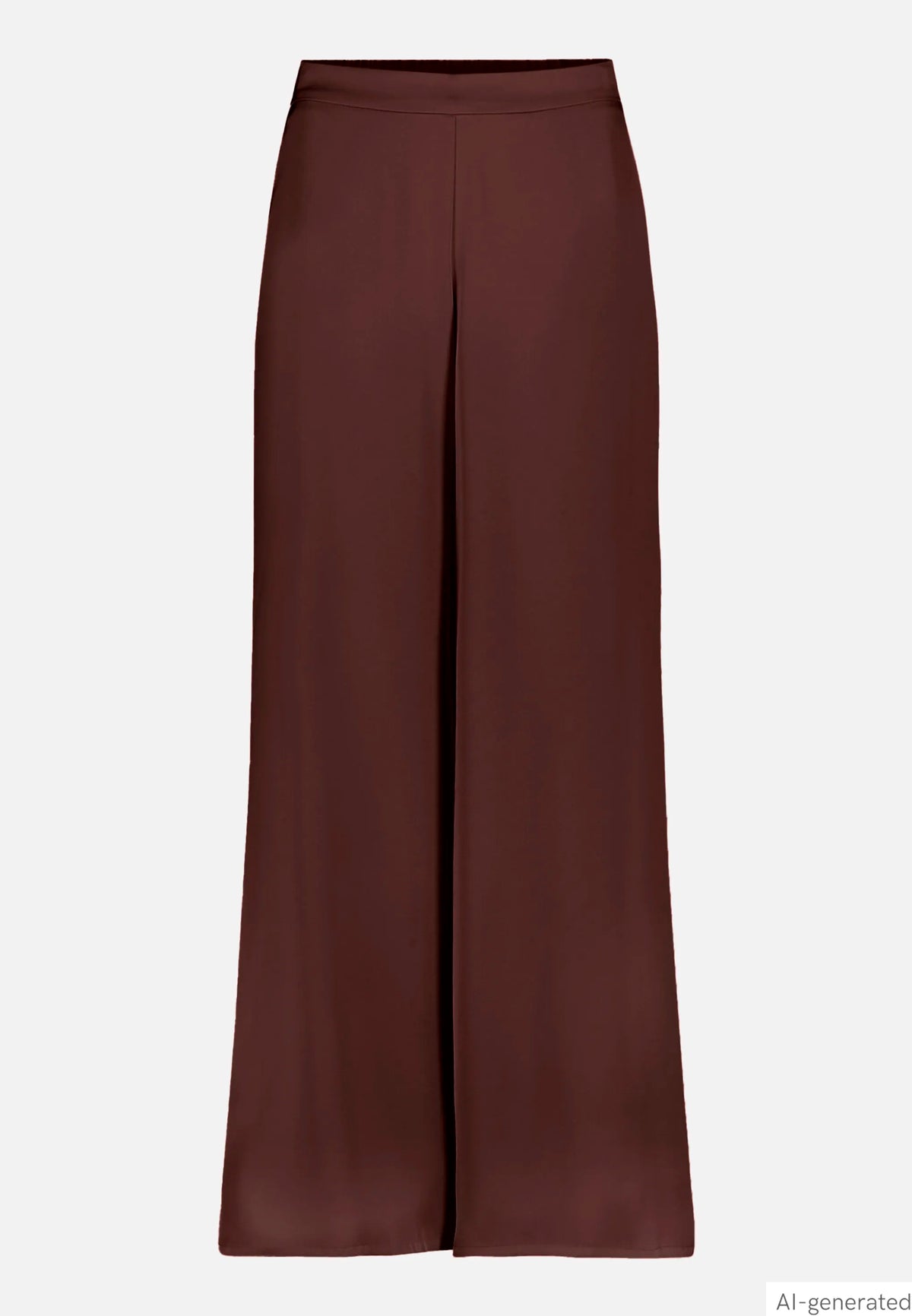 Vera Mont Espresso Brown Women Modern Fit Trousers with Pockets SKU: 0300-4262_7409 Image 04