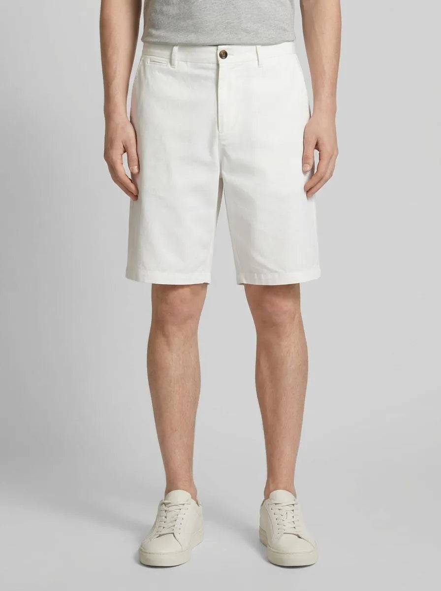 Springfield White Men Relaxed Fit Cotton Bermuda Shorts SKU: 0433681_96 Image 00
