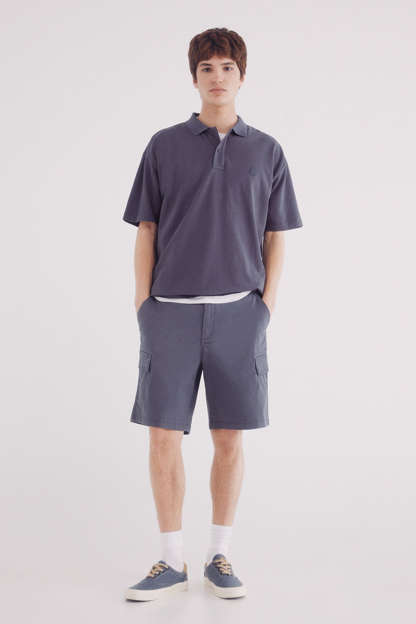 Springfield_Comfort Fit Cargo Bermuda Shorts_0439943_16_03