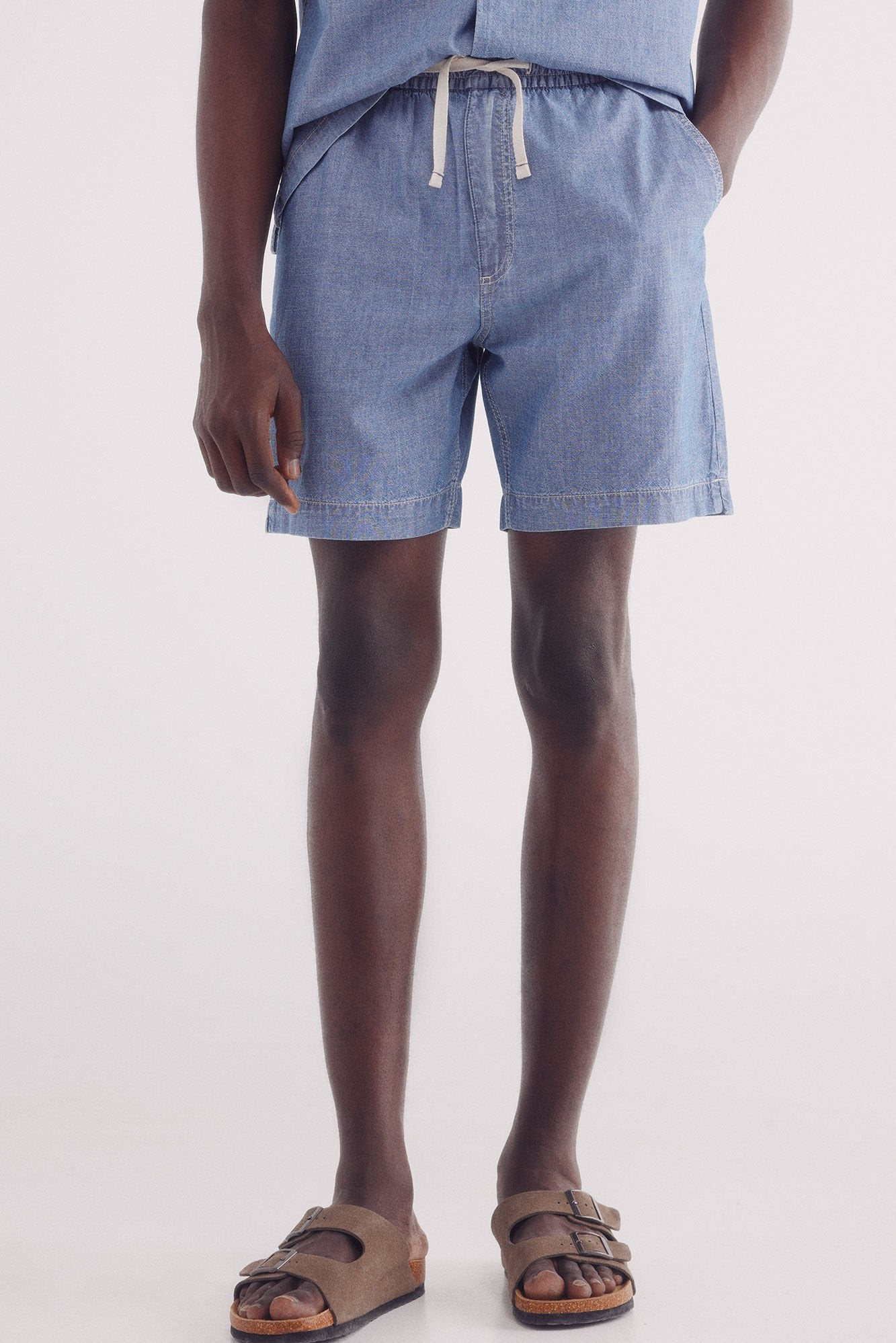Springfield_Loose Beach-Style Denim Bermuda Shorts_0439952_14_03