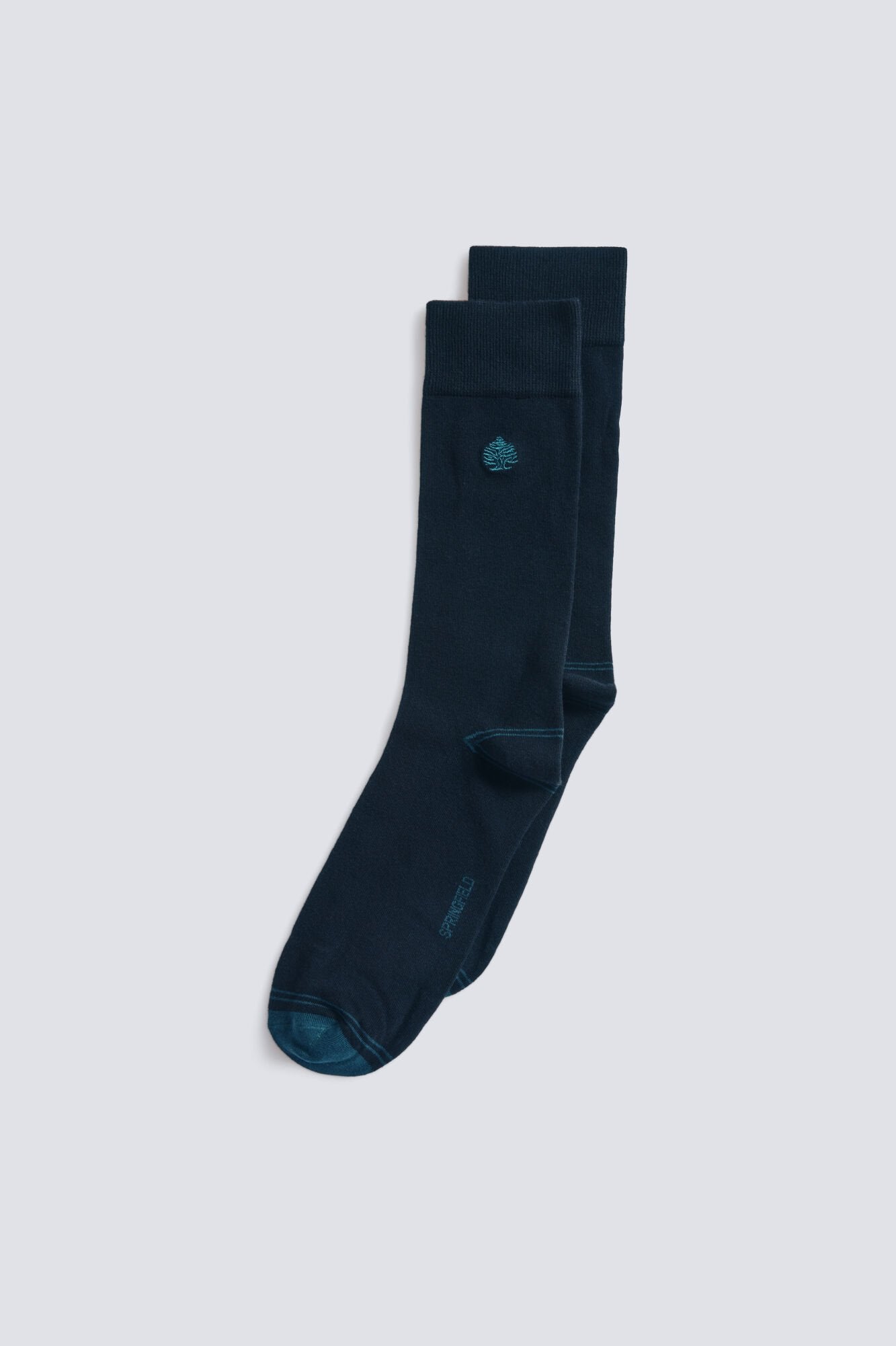 Springfield_Black_Long Monochrome Socks with Springfield Logo_0472117_01_01