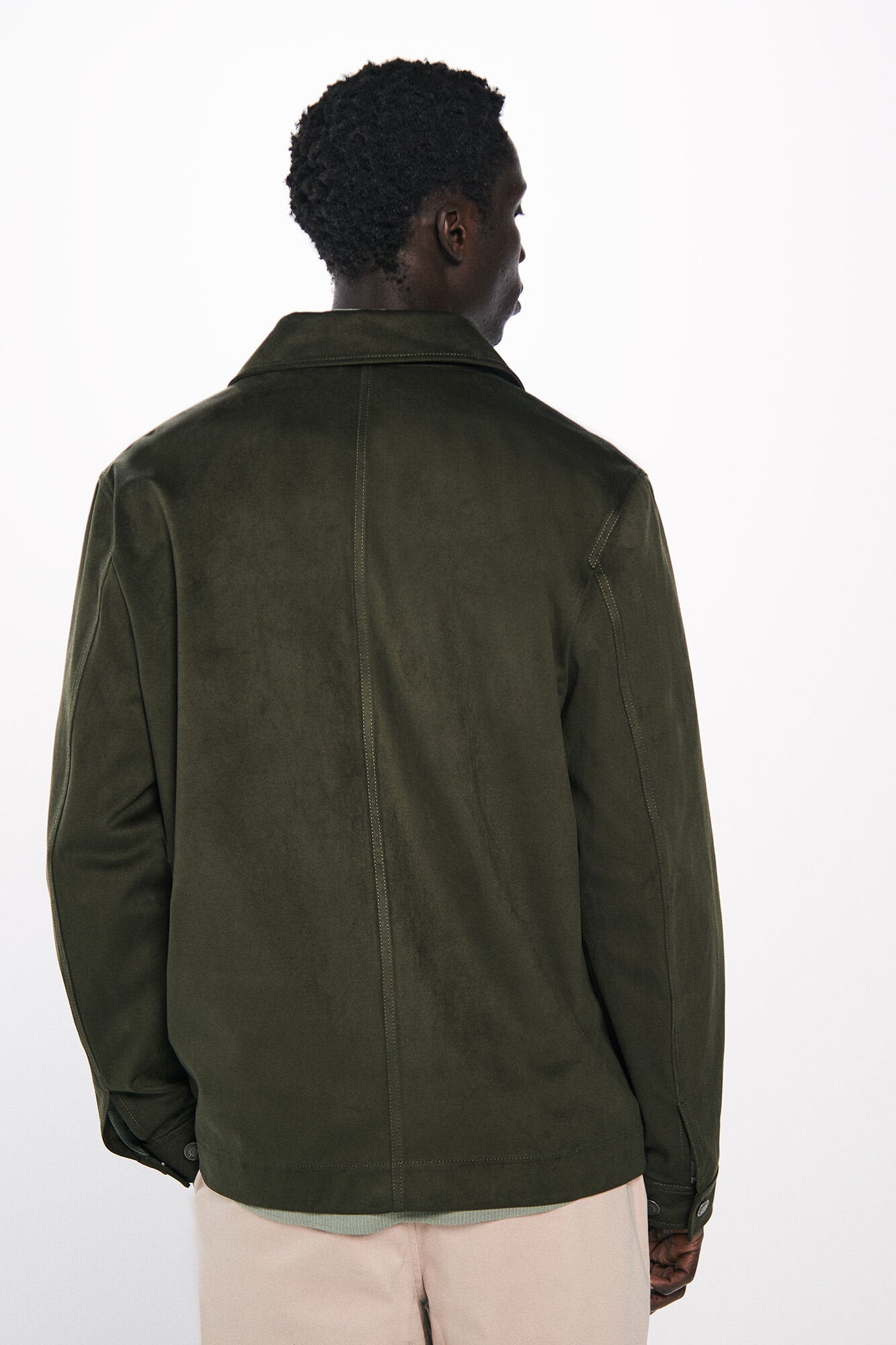 Springfield_Faux Leather Overshirt_0489247_90_05