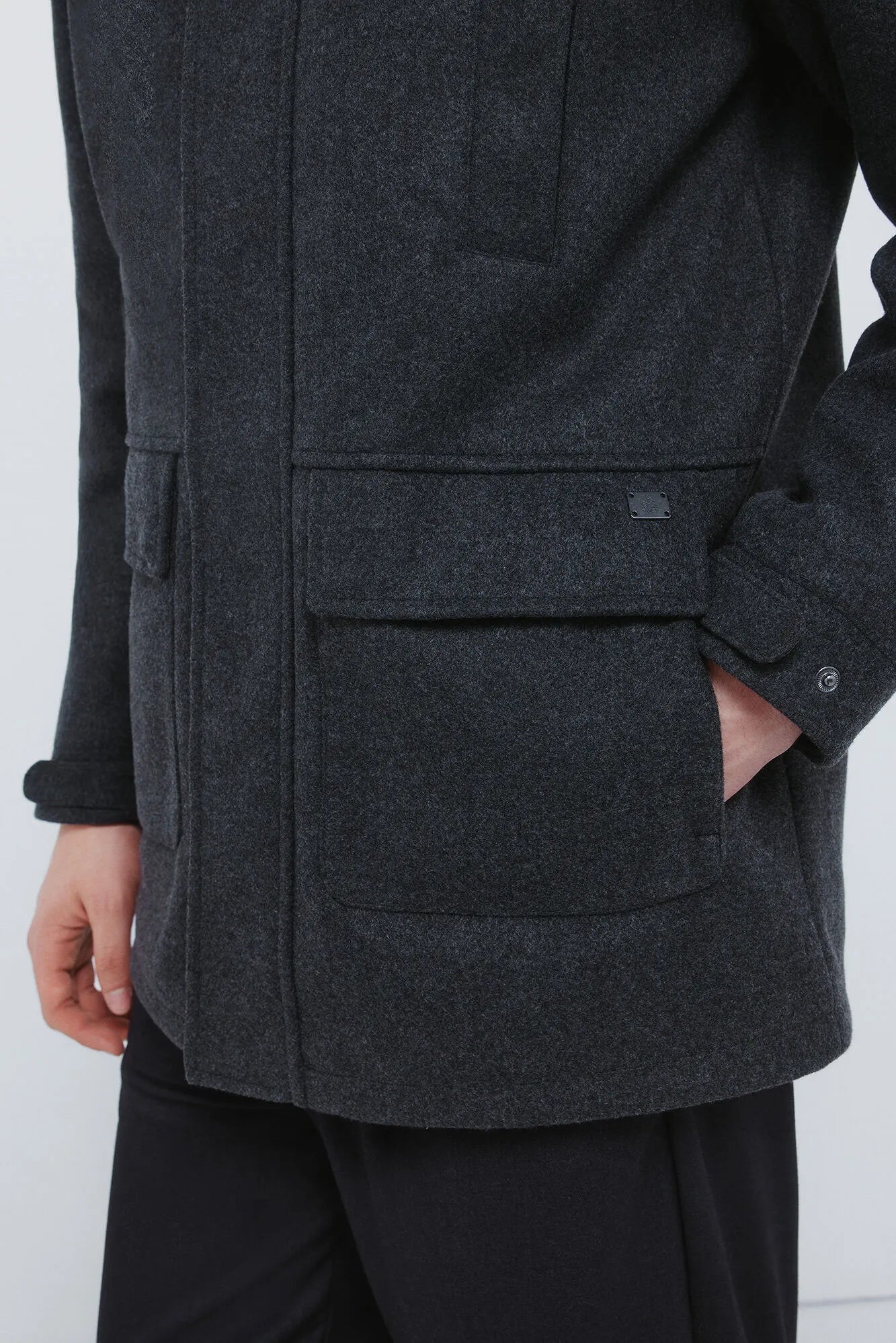 Springfield_Dark Grey_Long Wool -Effect Parka_0582656_42_06