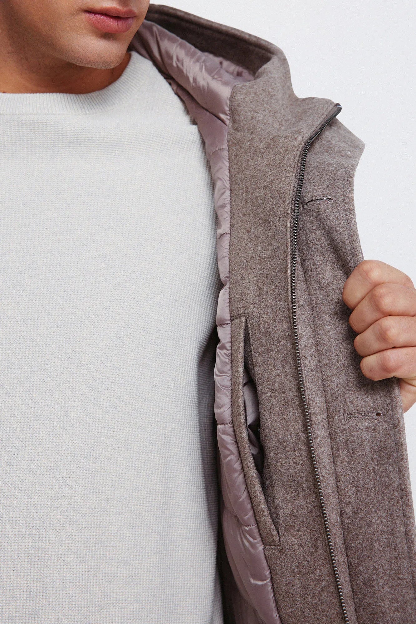 Springfield_blue_Short Wool-Effect Parka_0582657_35_03