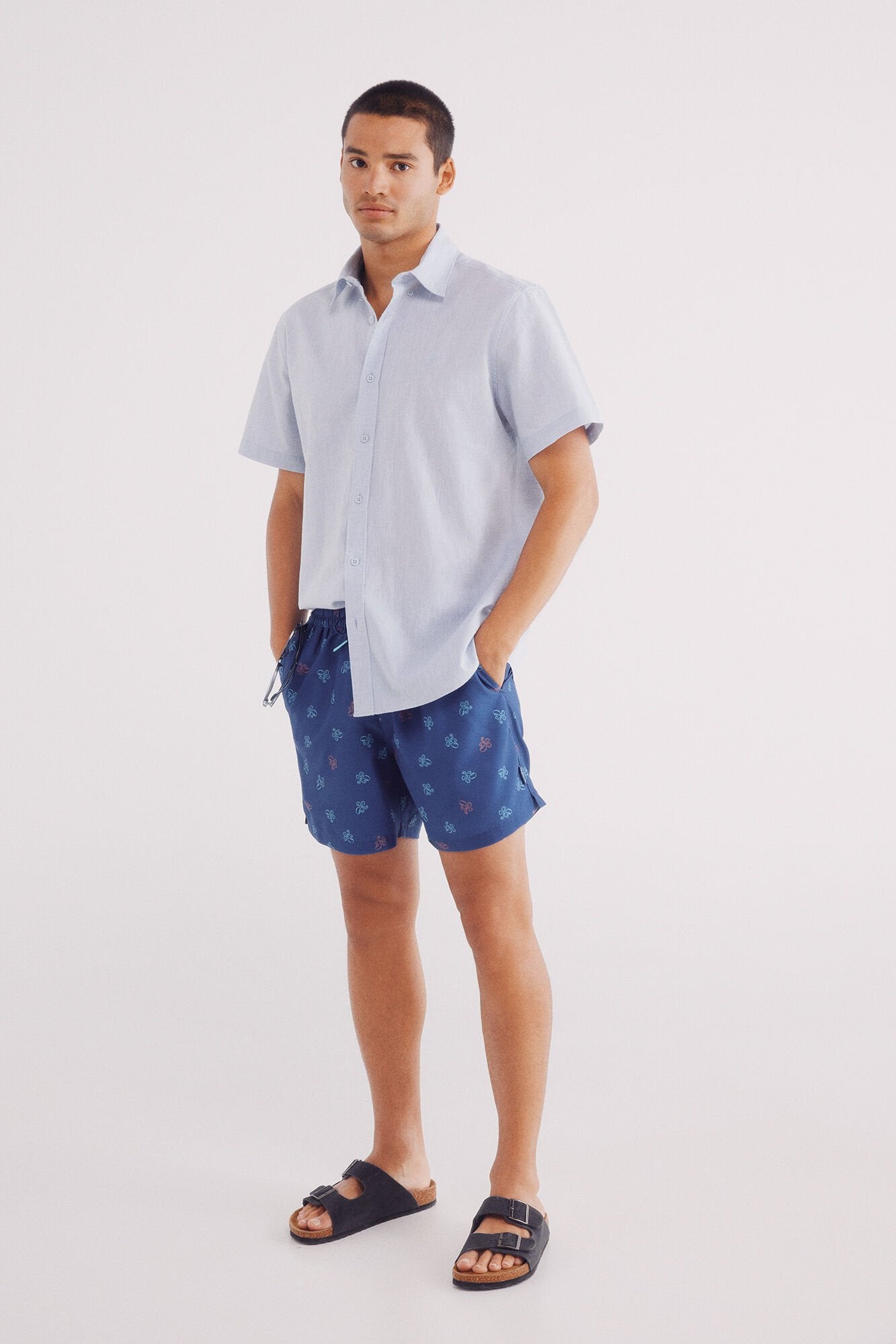 Springfield_Octopus Print Swim Shorts_0599340_12_01