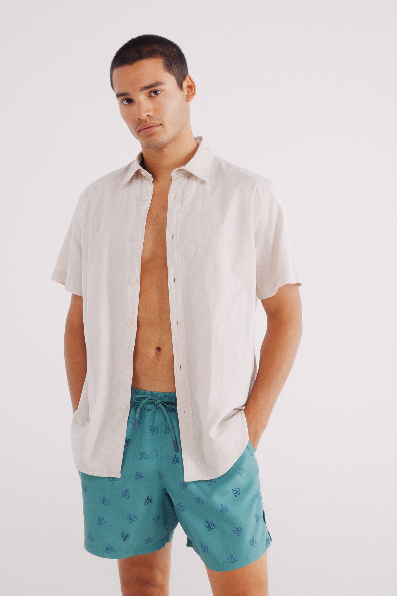 Springfield_Octopus Print Swim Shorts_0599340_25_03