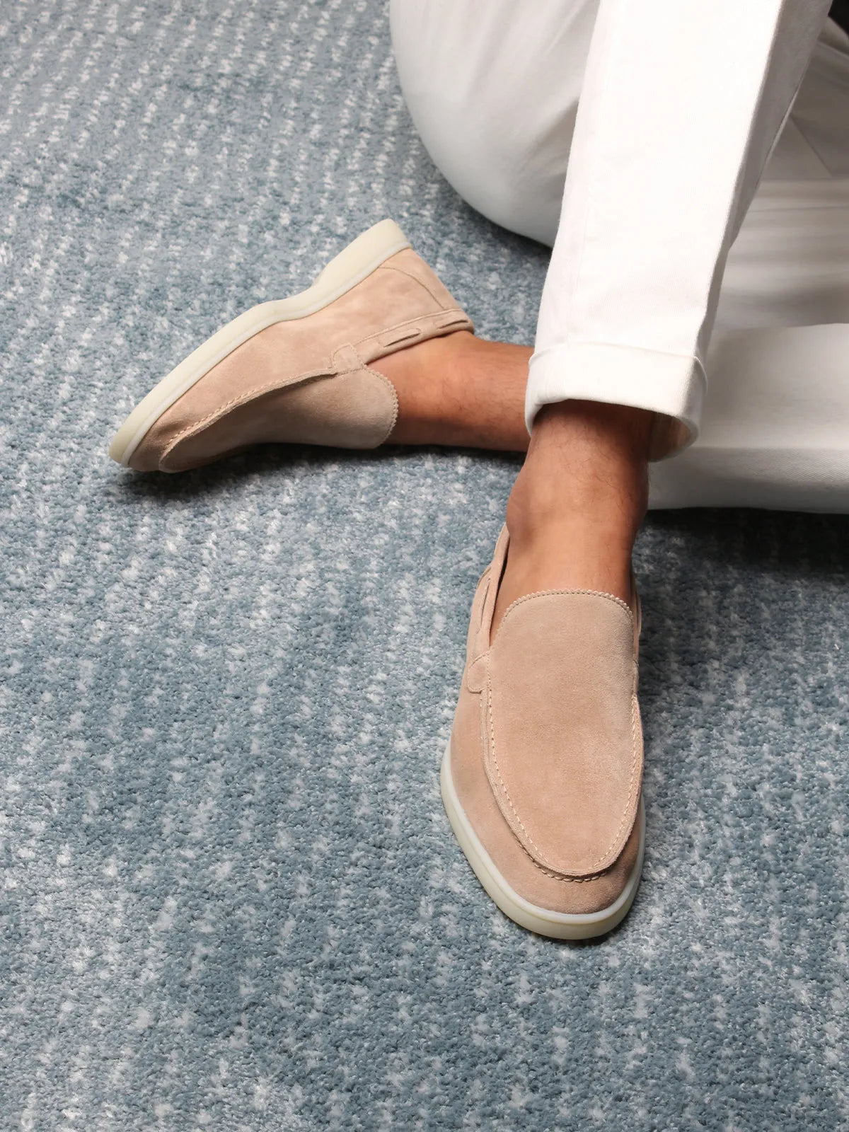 Aurelien Light Beige Men Light Beige Yacht Loafers SKU: 06-023-13-05-01-0008_271 Image 02