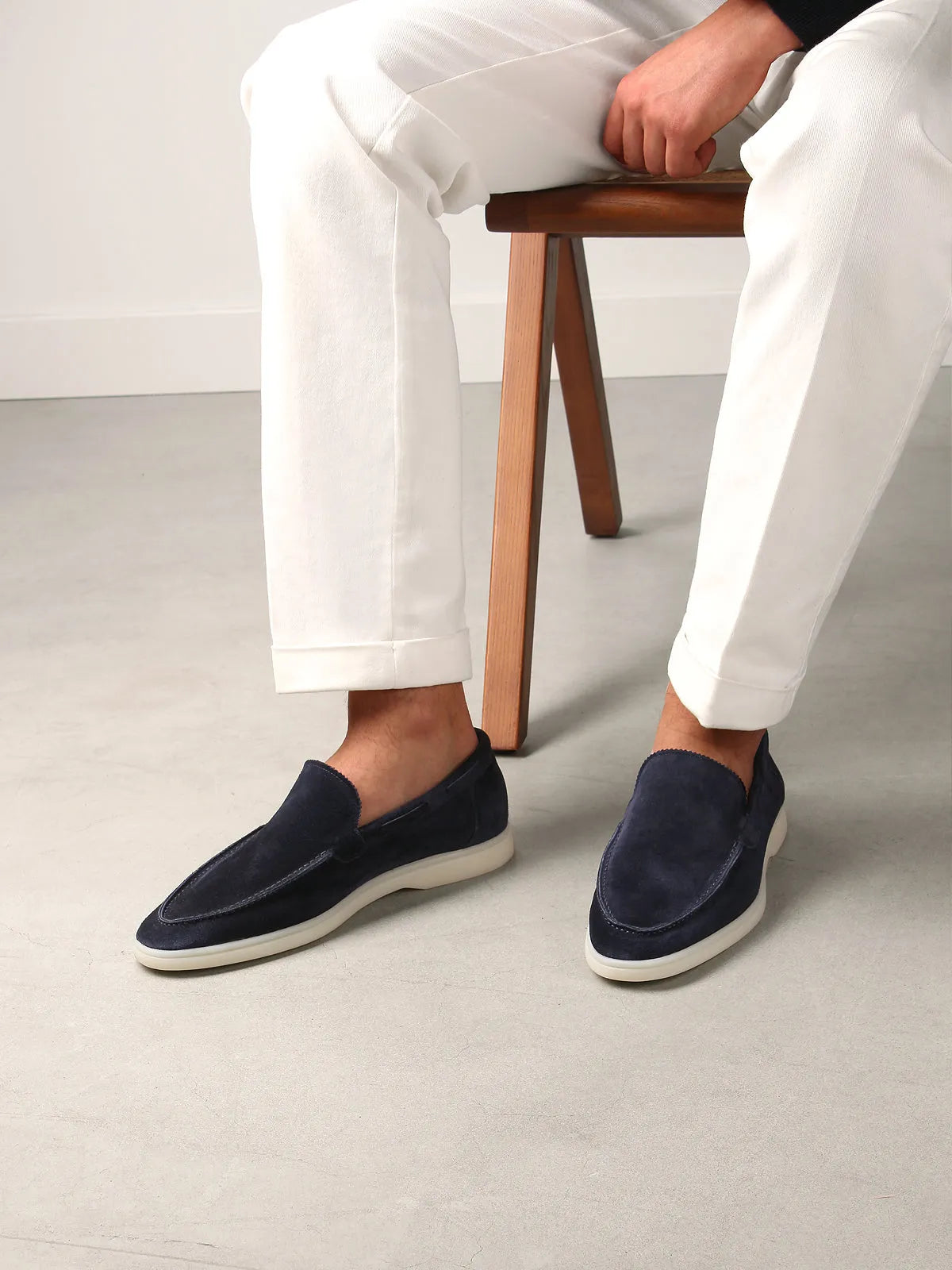 Aurelien Navy Men Navy Yacht Loafers SKU: 06-023-13-05-01-0008_410 Image 02