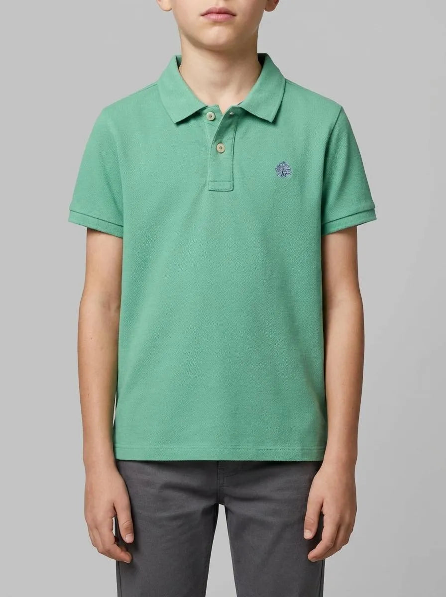 Springfield Green Boys Basic Polo Shirt SKU: 0643121_26 Image 00