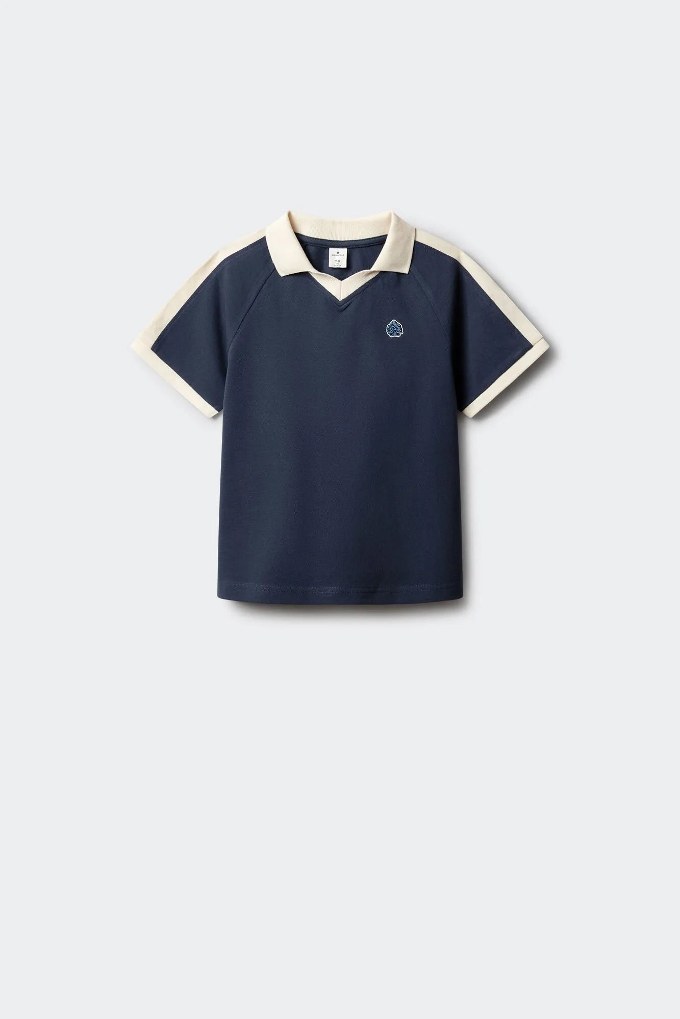 Springfield Blue Boys Cut and Sew Polo Shirt SKU: 0643124_17 Image 08