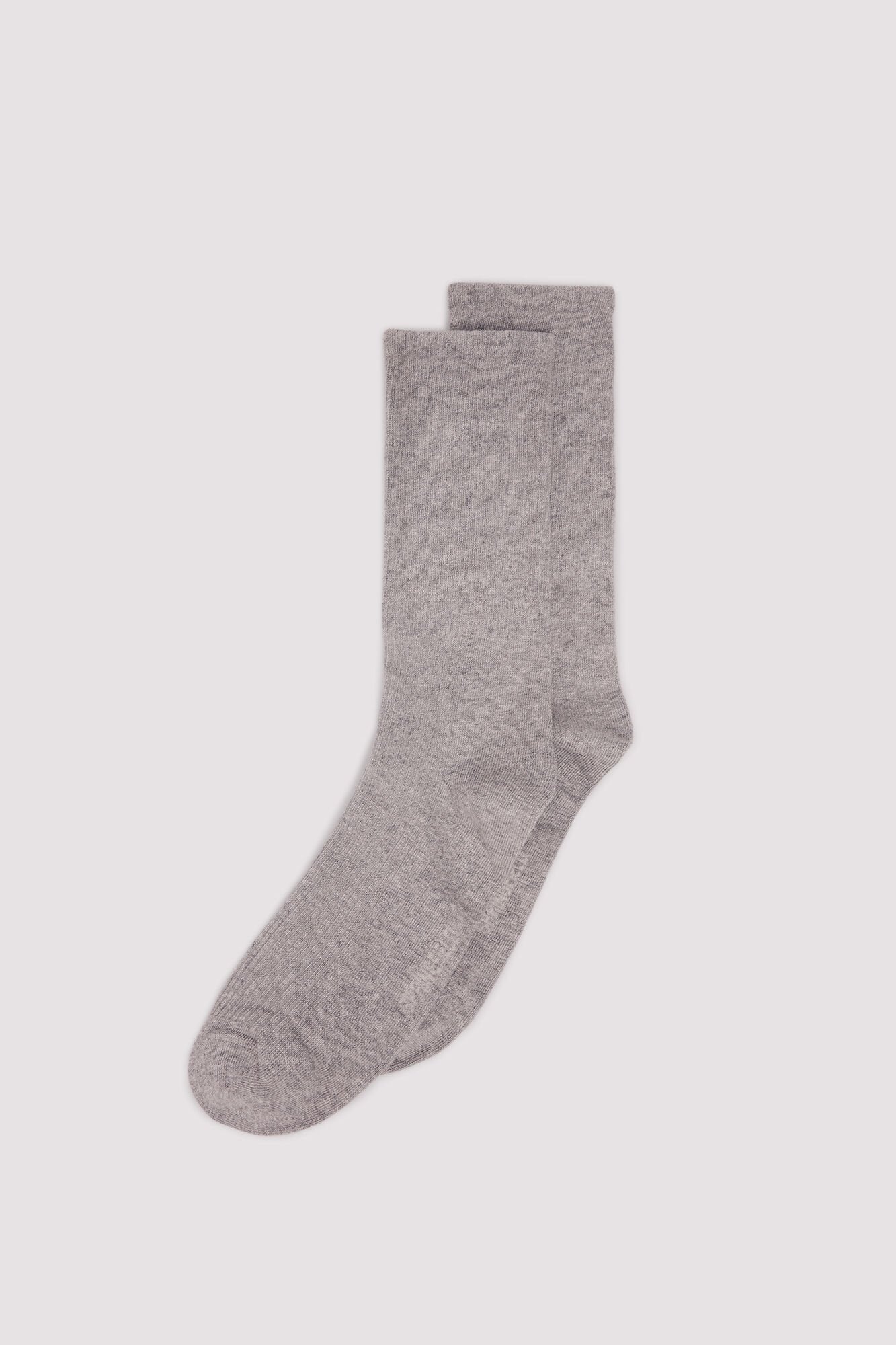 Springfield_Dark_Grey_Two-Tone Textured Cotton Sock_0652113_42_01