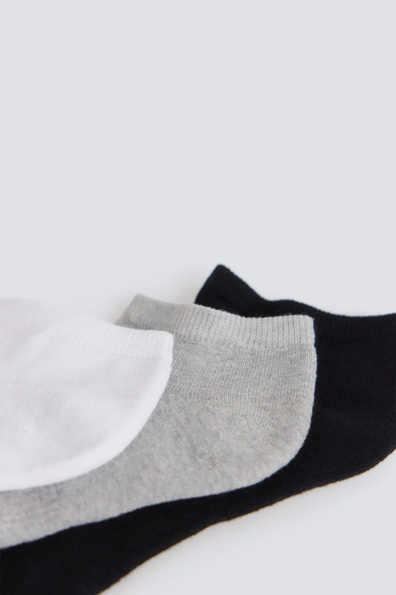Springfield Gray Men 3-Pack Ankle Socks SKU: 0653655_46 Image 02